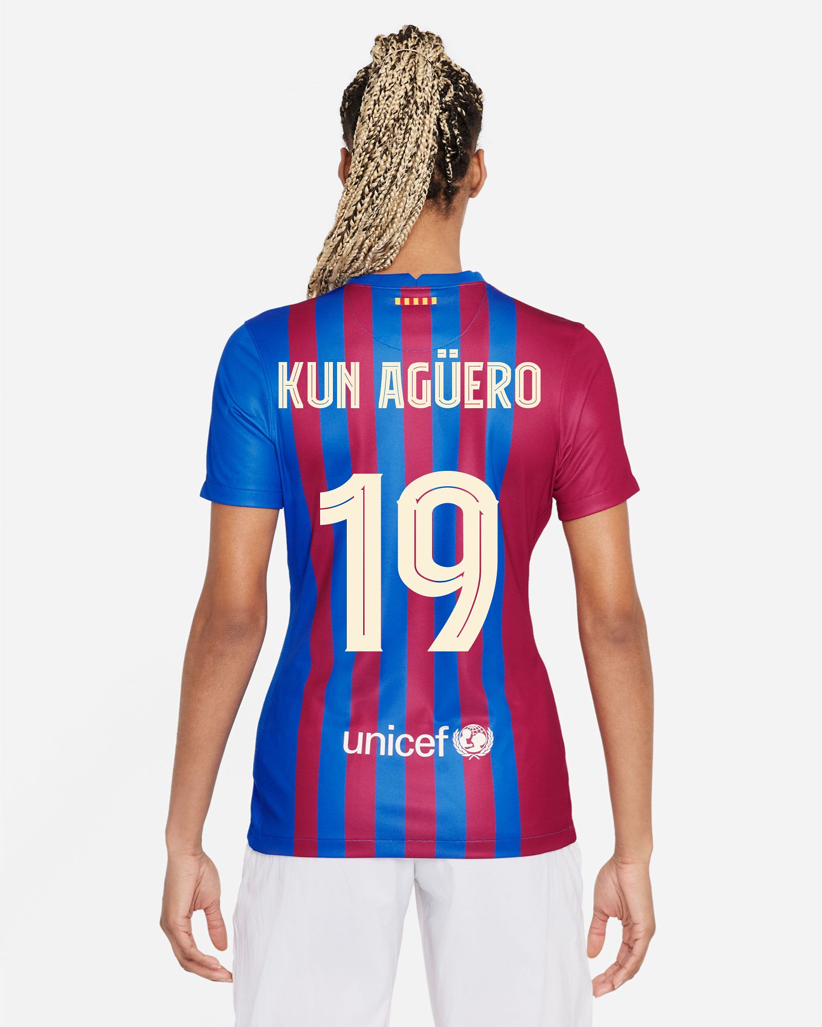 Camiseta 1ª FC Barcelona 2021/2022 Kun Agüero - Fútbol Factory