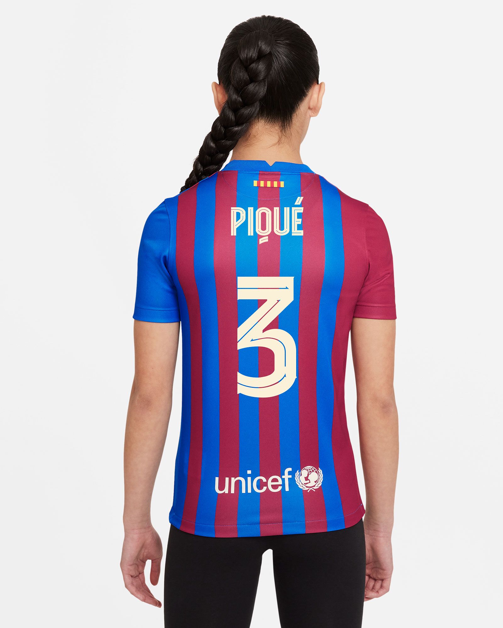 Camiseta 1ª FC Barcelona 2021/2022 Piqué - Fútbol Factory