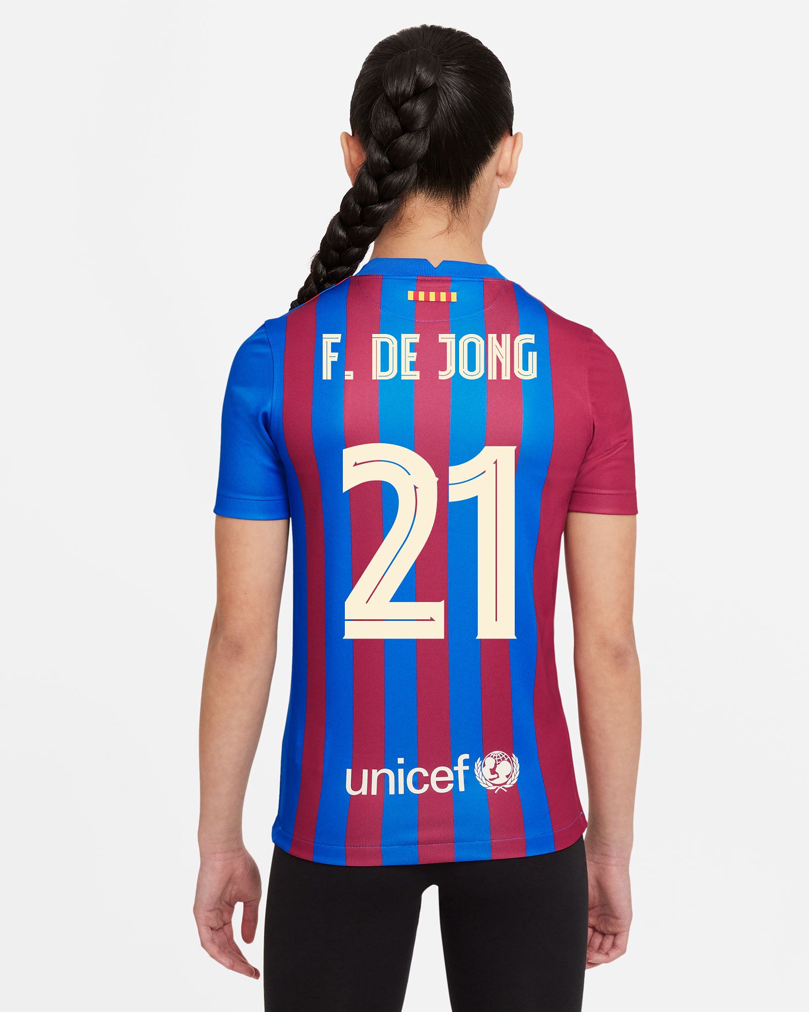 Camiseta 1ª FC Barcelona 2021/2022 F. De Jong - Fútbol Factory