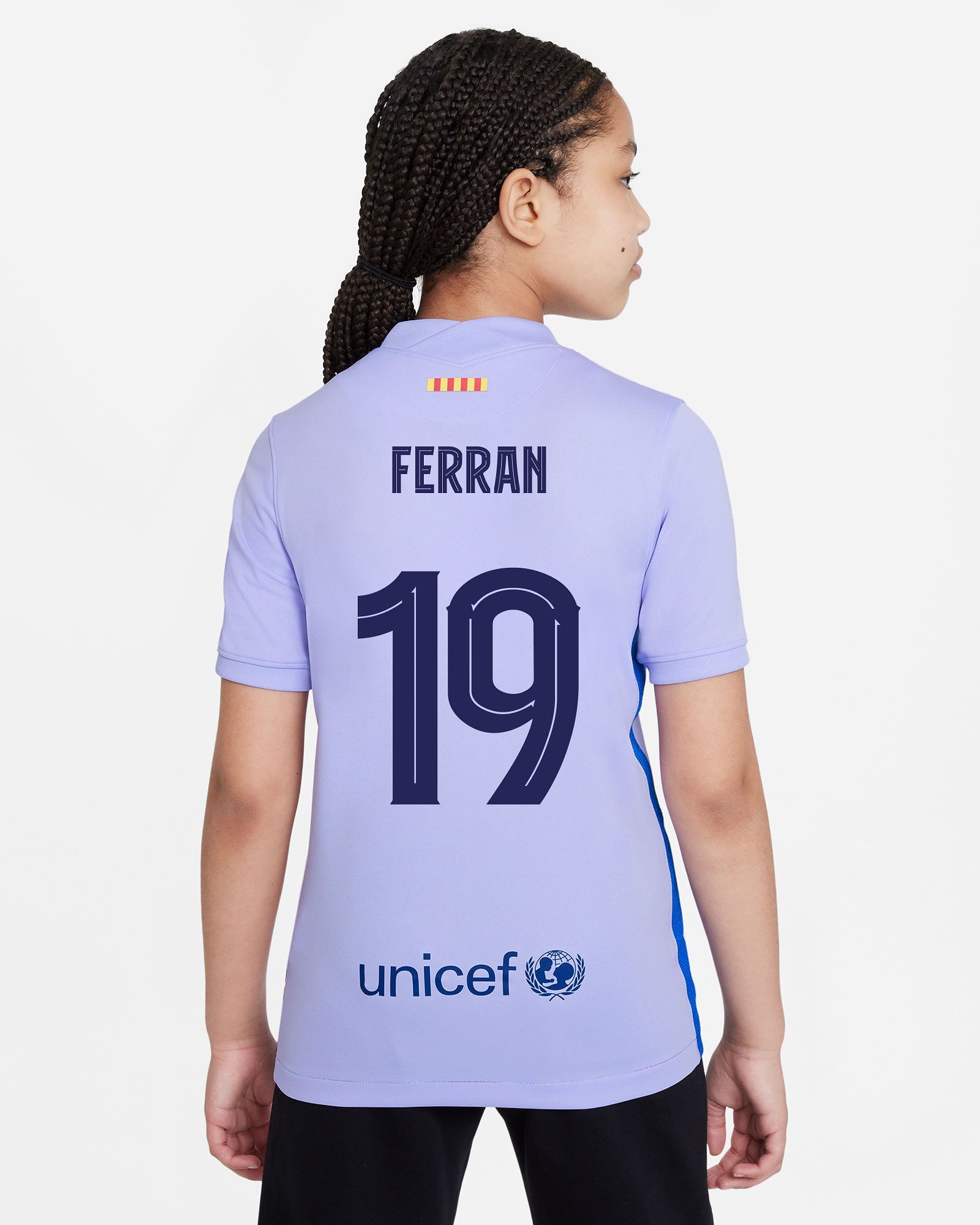 Camiseta 2ª FC Barcelona 2021/2022 Ferran para niño - Fútbol Factory