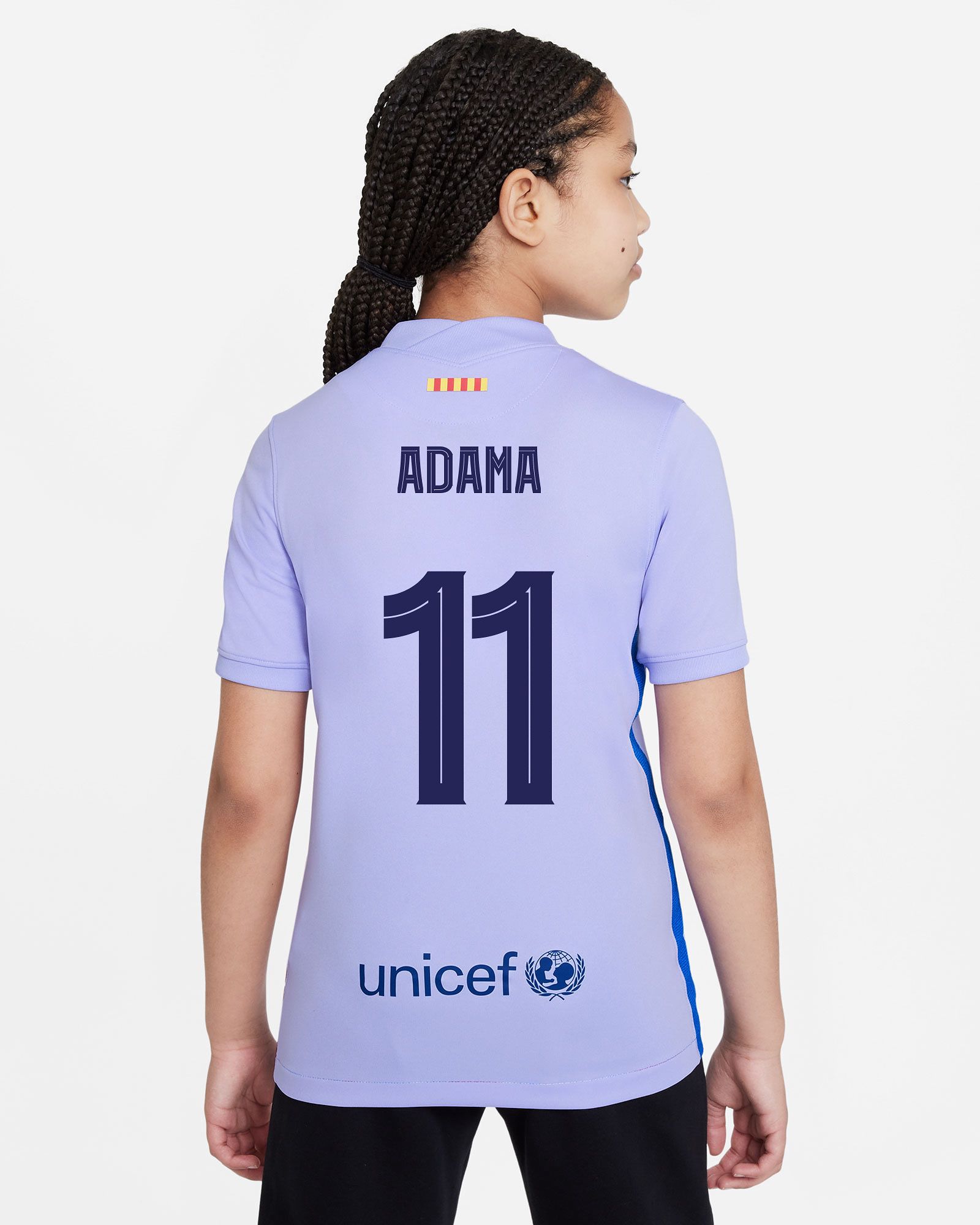 Camiseta 2ª FC Barcelona 2021/2022 Adama para niño - Fútbol Factory
