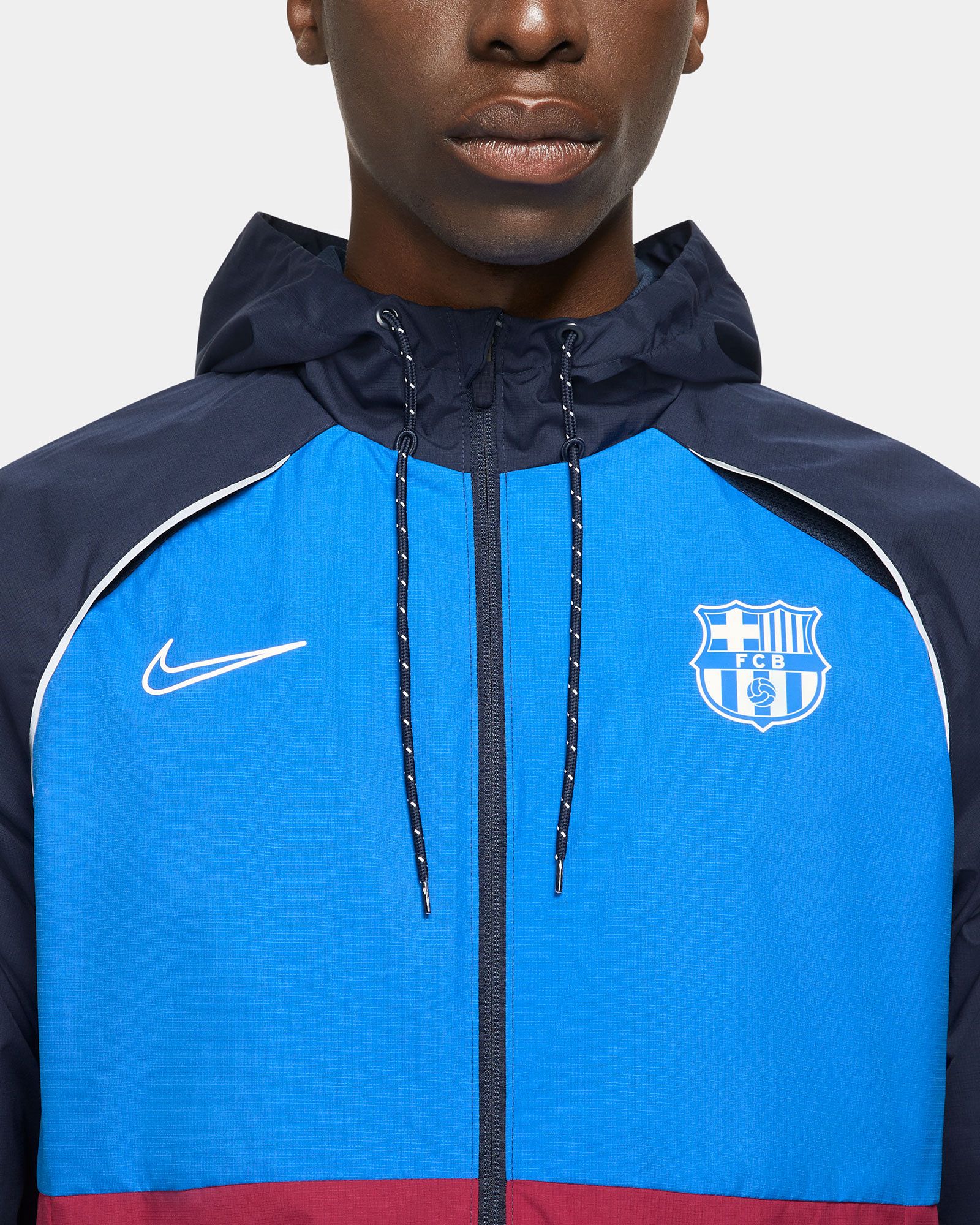 Chubasquero FC Barcelona 2021/2022 AWF Negro - Fútbol Factory