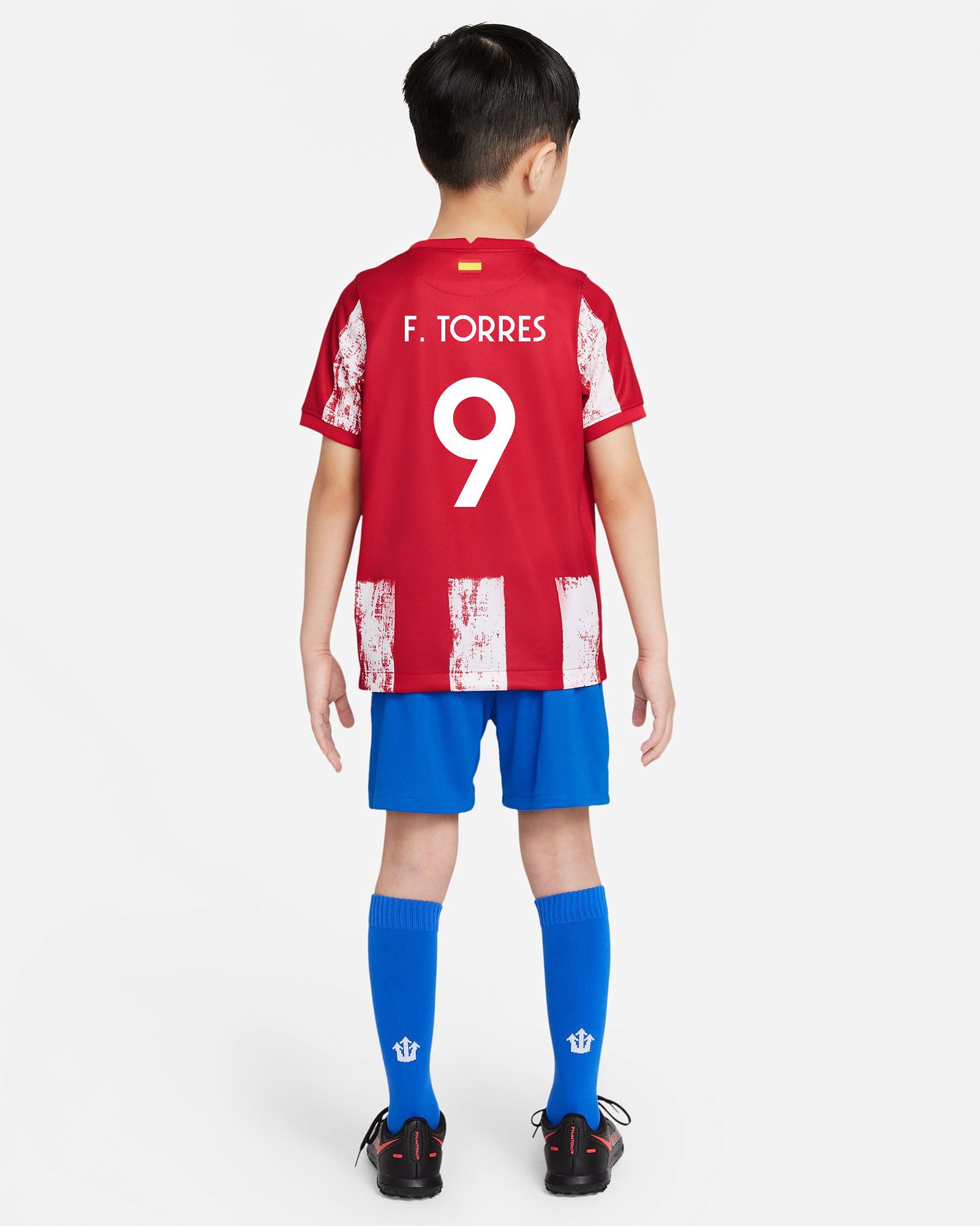 Miniconjunto 1ª Atlético de Madrid 2021/2022 Fernando Torres - Fútbol Factory