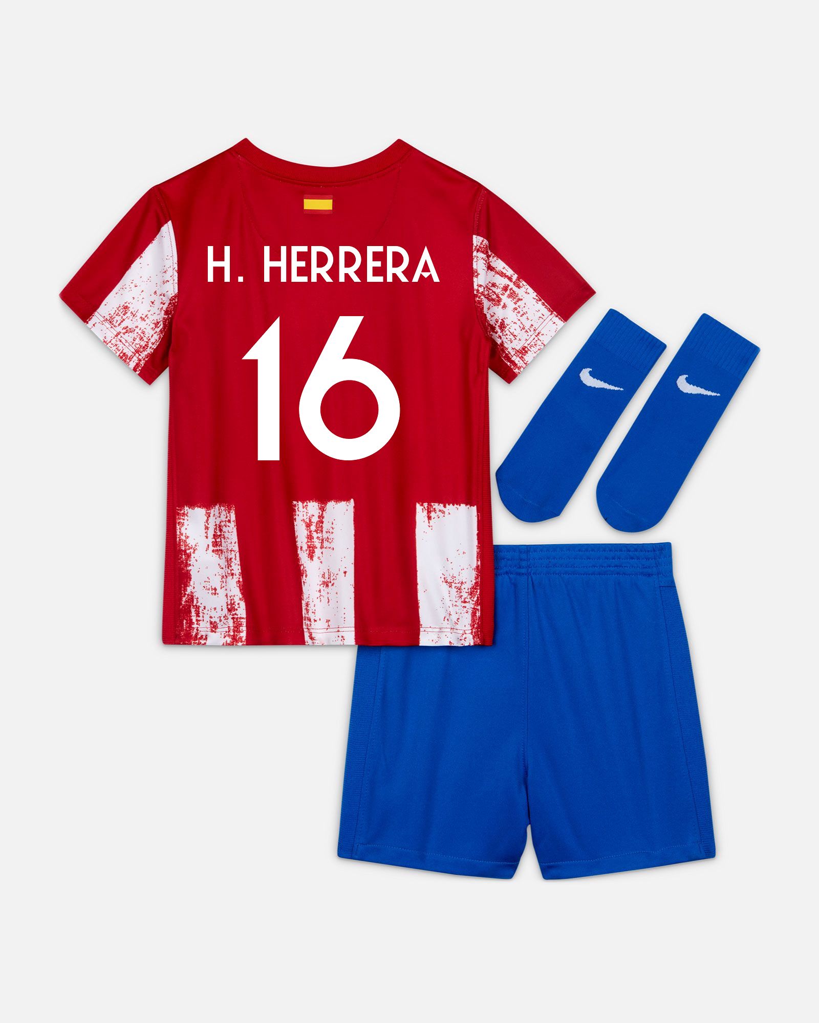 Miniconjunto 1ª Atlético de Madrid 2021/2022 Bebé Héctor Herrera