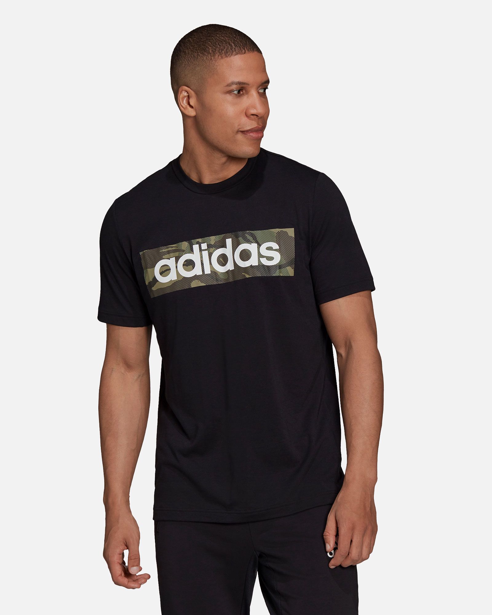 Camiseta de Training adidas D2M Camo Negro - Fútbol Factory