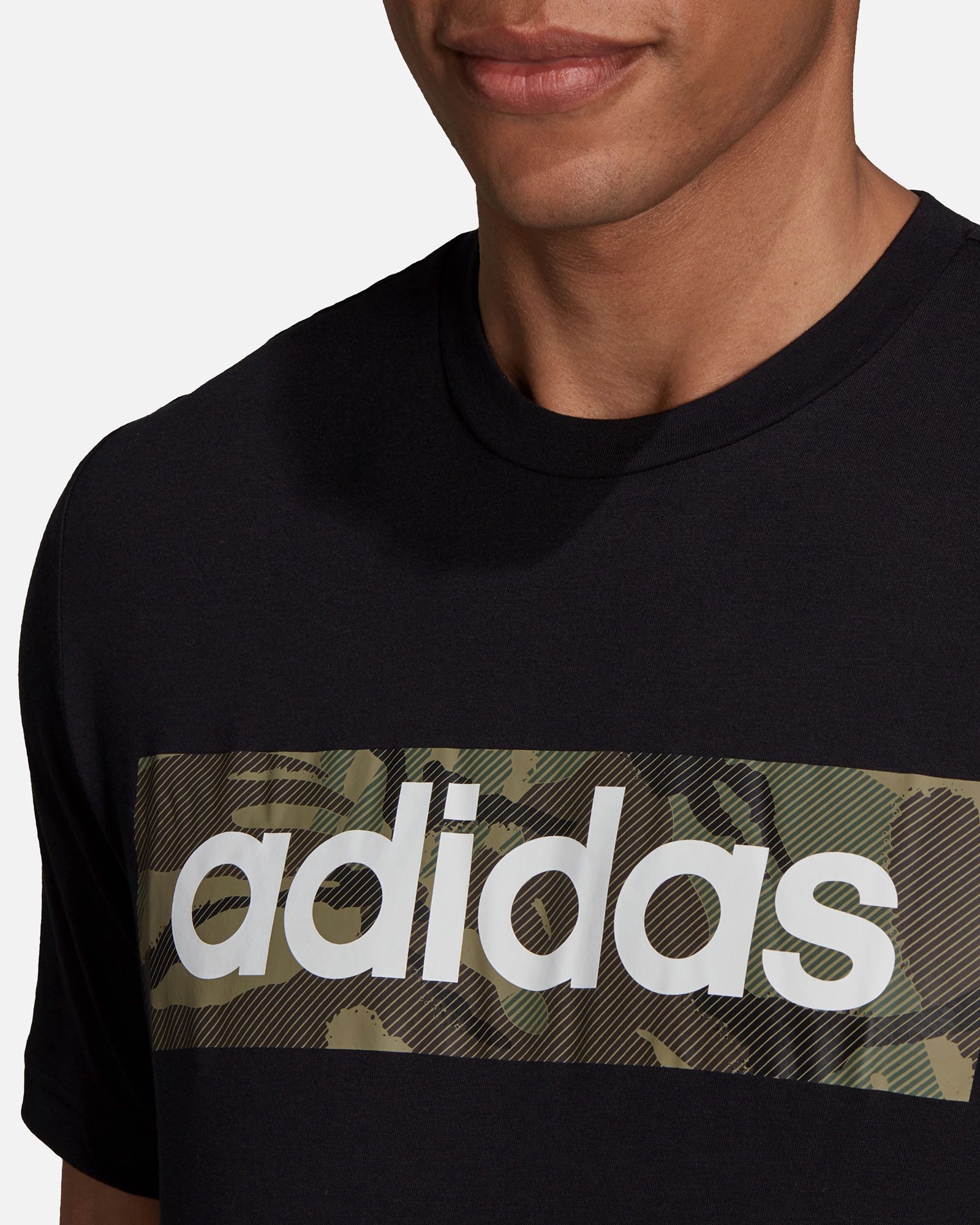 Camiseta de Training adidas D2M Camo Negro - Fútbol Factory