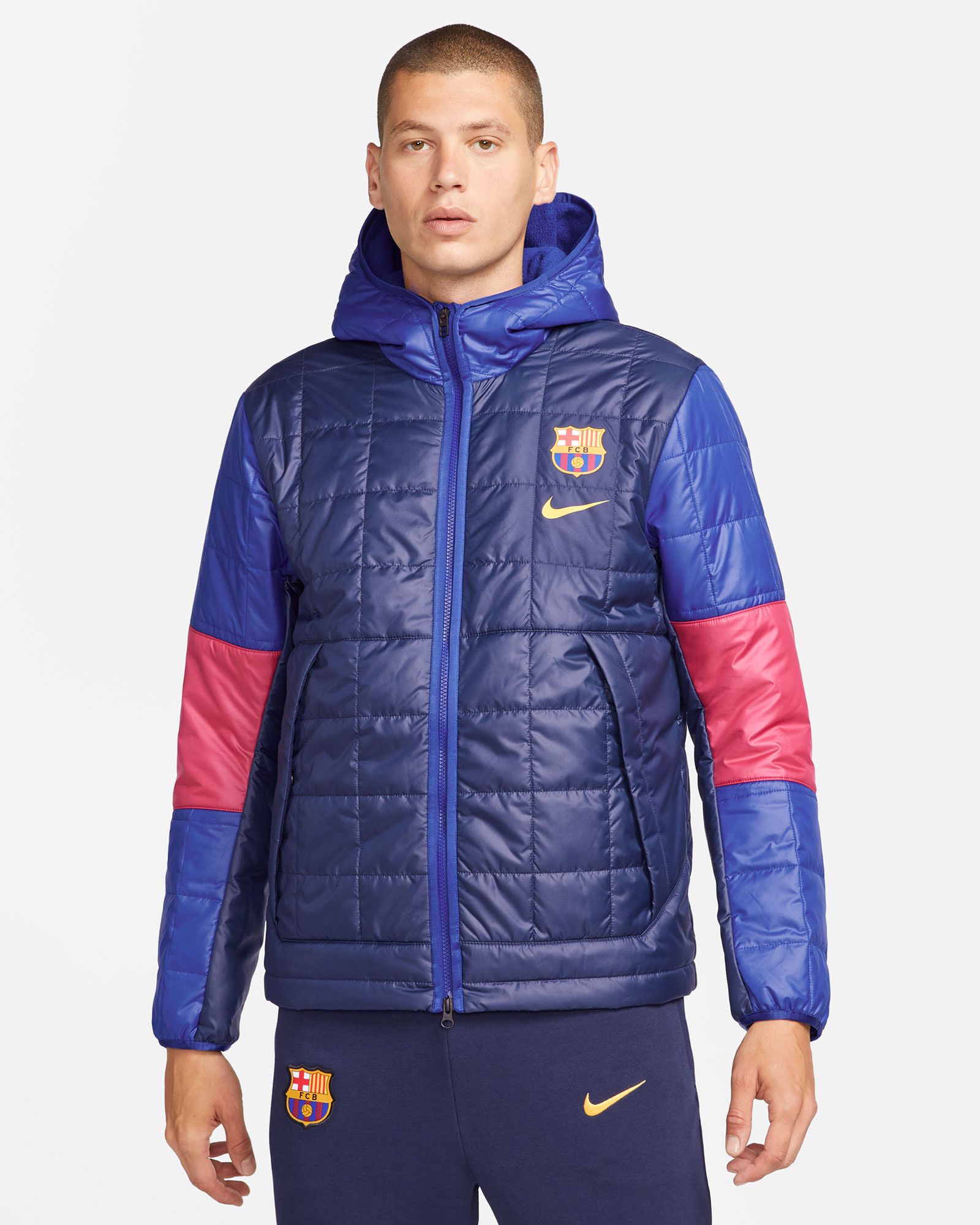 Abrigo FC Barcelona 2021/2022 Synthetic-Fill - Fútbol Factory