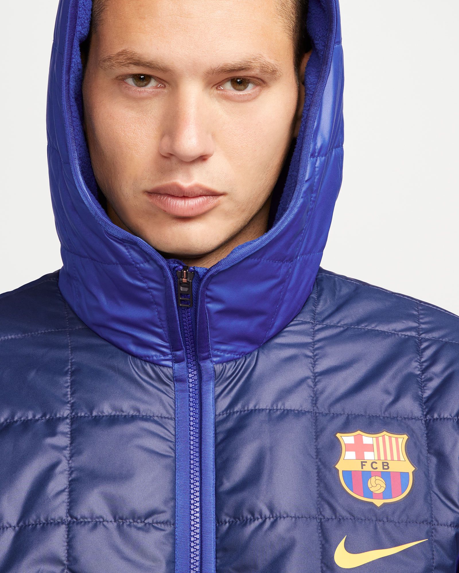 Abrigo FC Barcelona 2021/2022 Synthetic-Fill - Fútbol Factory