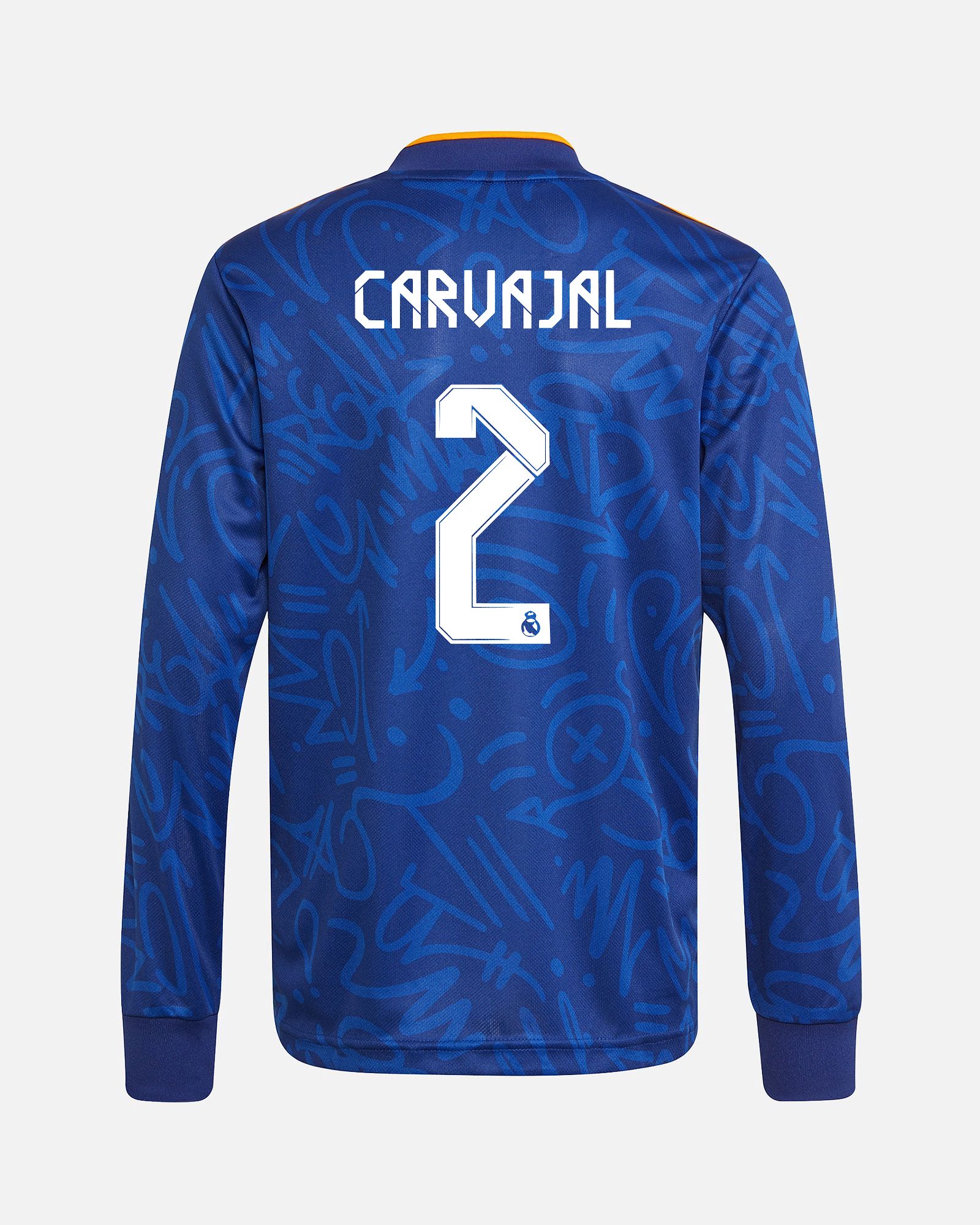 Camiseta de manga larga 2ª Real Madrid 2021/2022 Carvajal - Fútbol Factory