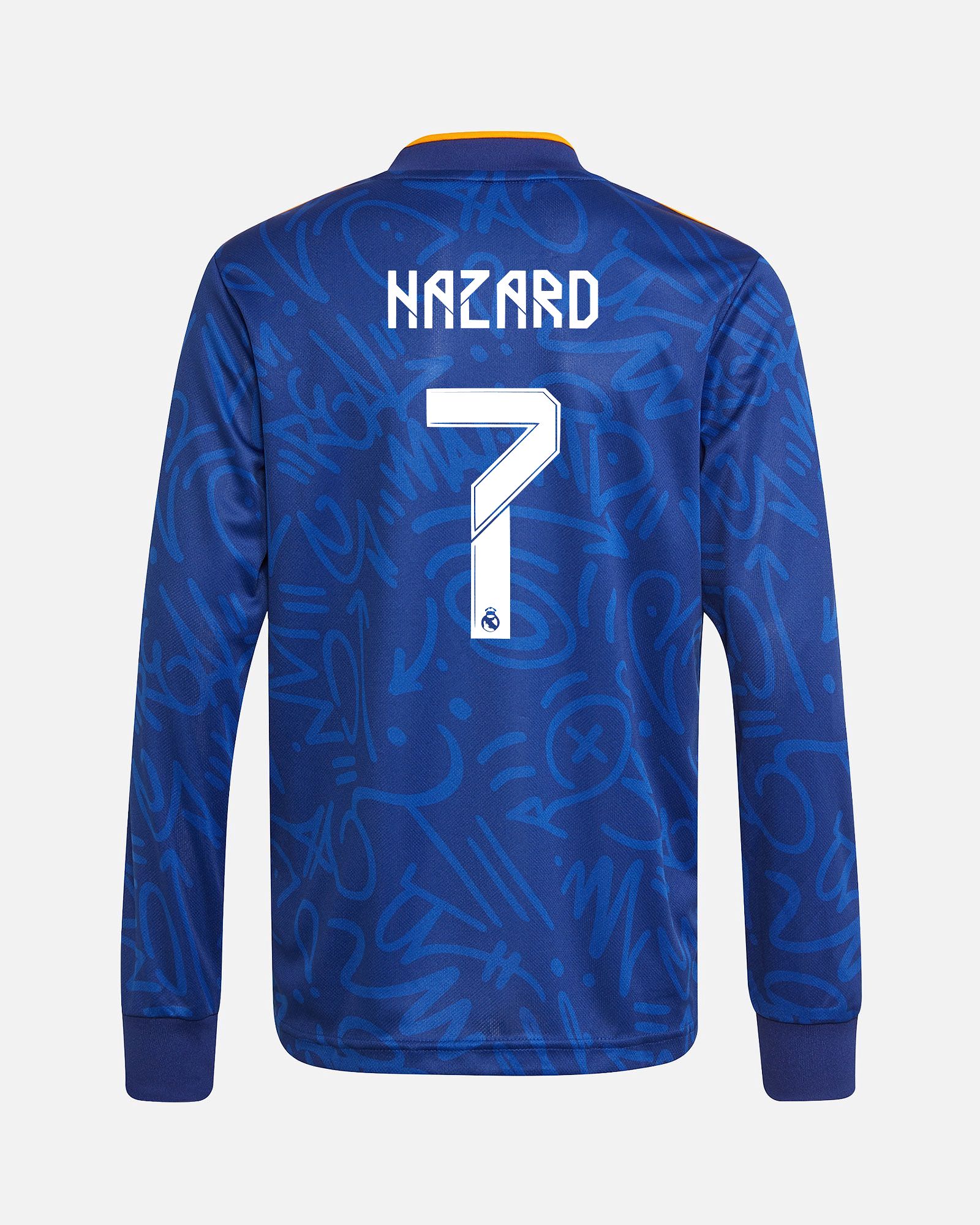 Camiseta de manga larga 2ª Real Madrid 2021/2022 Hazard - Fútbol Factory