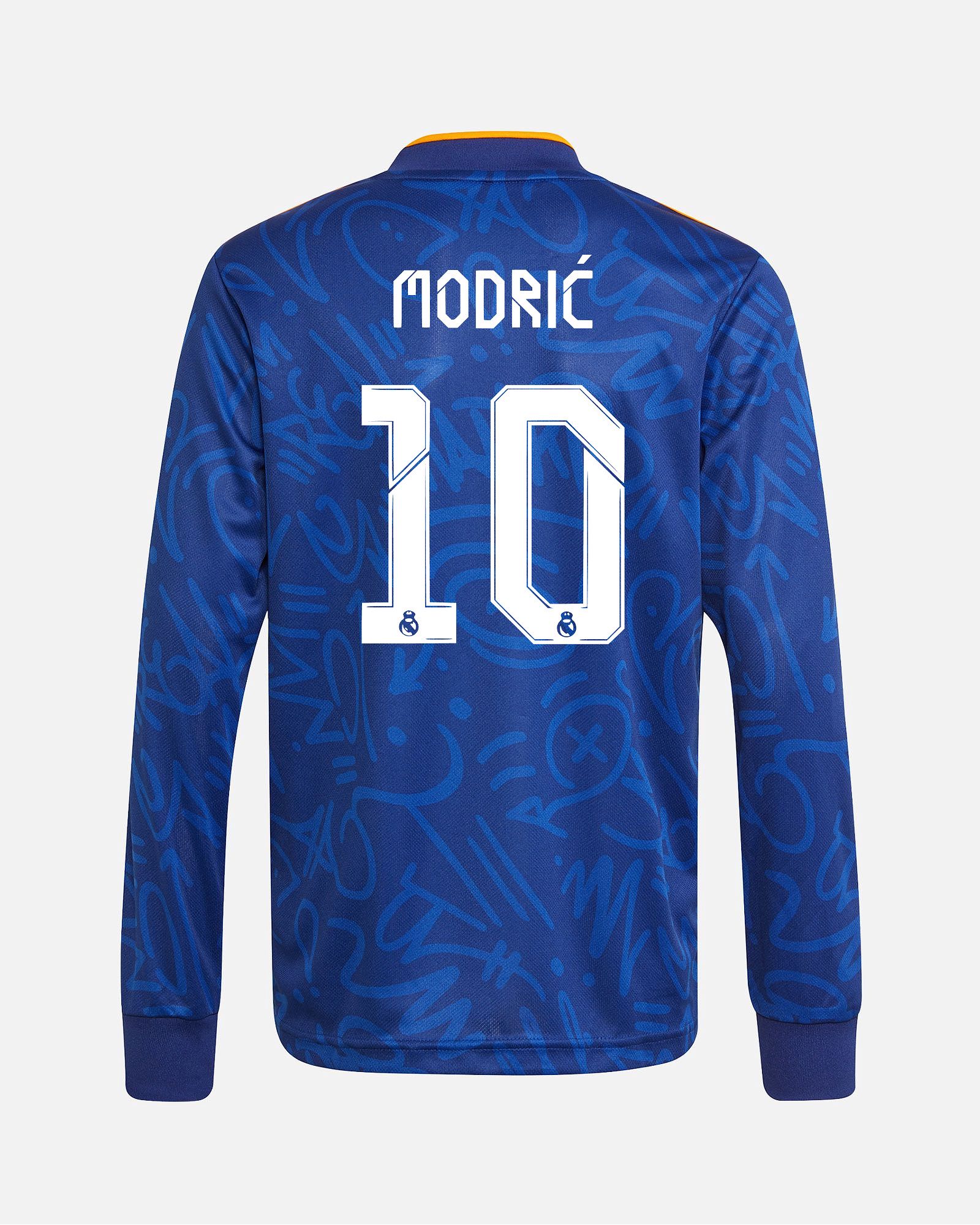 Camiseta de manga larga 2ª Real Madrid 2021/2022 Modric - Fútbol Factory