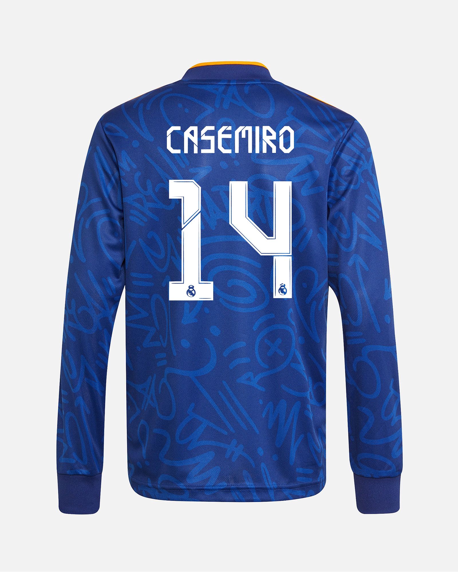 Camiseta de manga larga 2ª Real Madrid 2021/2022 Casemiro - Fútbol Factory