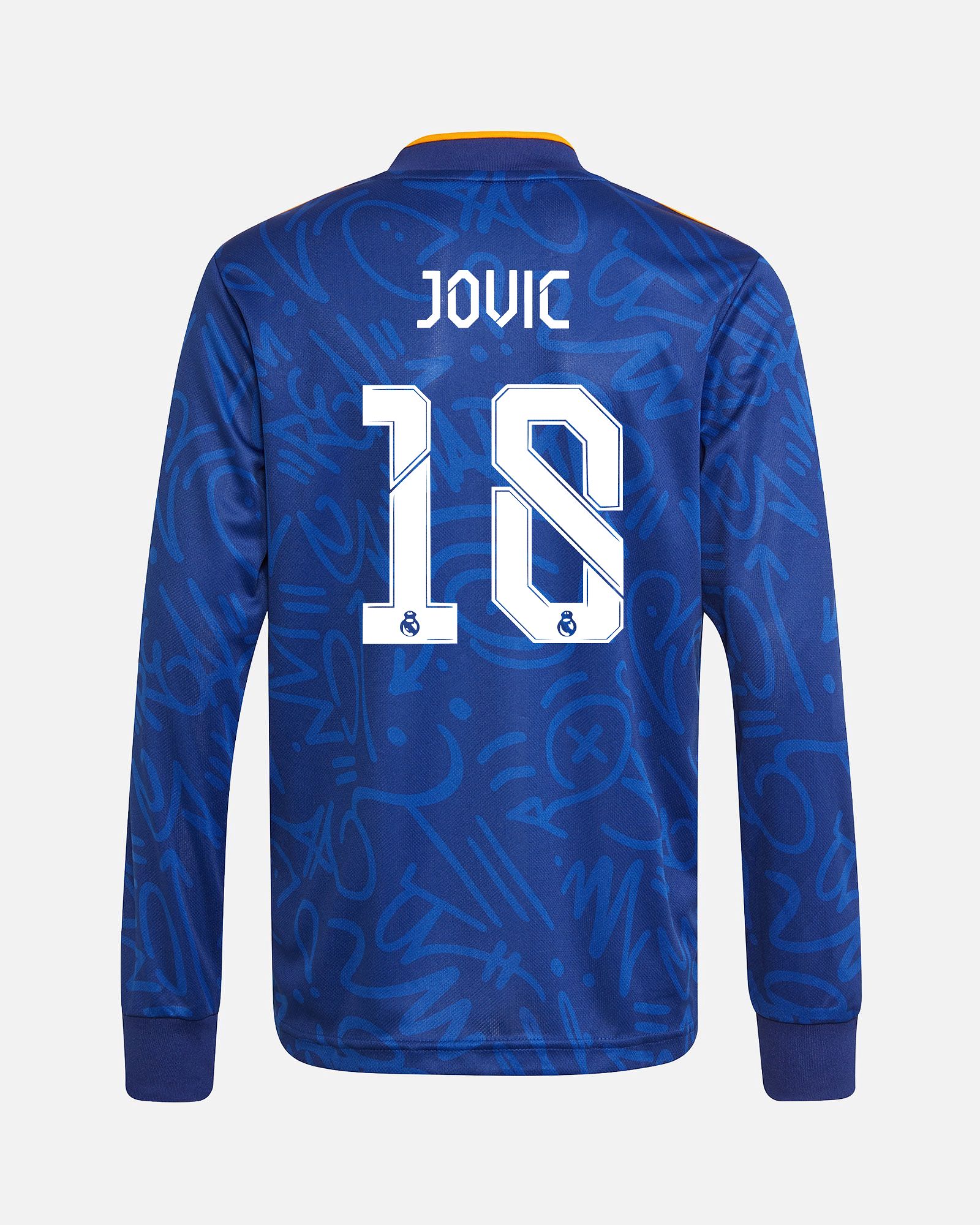 Camiseta de manga larga 2ª Real Madrid 2021/2022 Jovic - Fútbol Factory