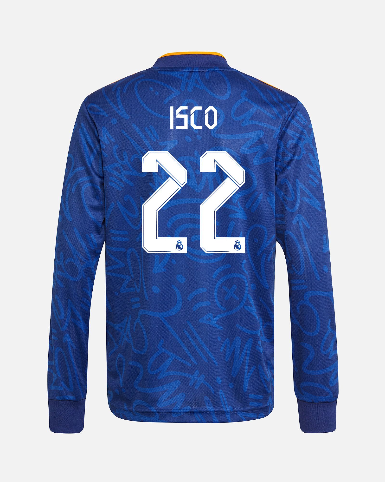 Camiseta de manga larga 2ª Real Madrid 2021/2022 Isco - Fútbol Factory