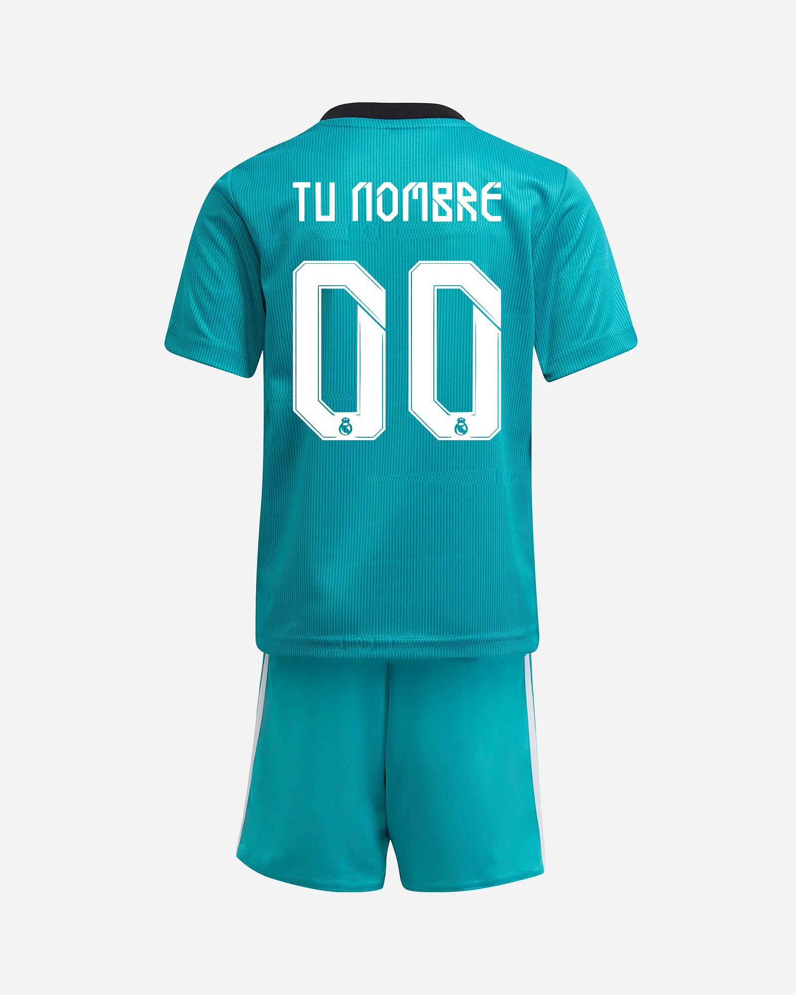 Miniconjunto 3ª Real Madrid 2021/2022 personalizada - Fútbol Factory