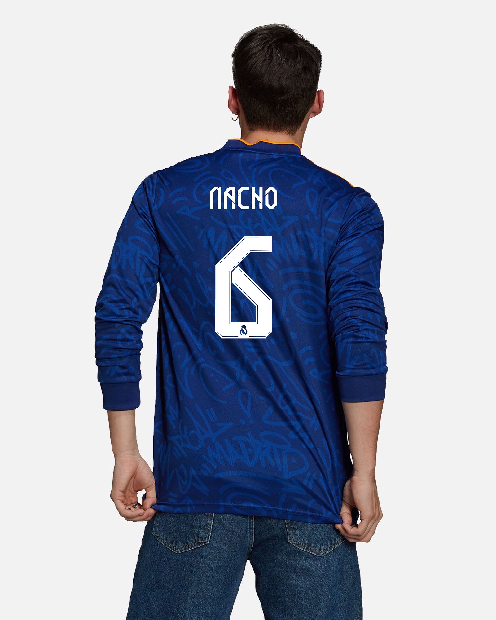 Camiseta de manga larga 2ª Real Madrid 2021/2022 Nacho - Fútbol Factory