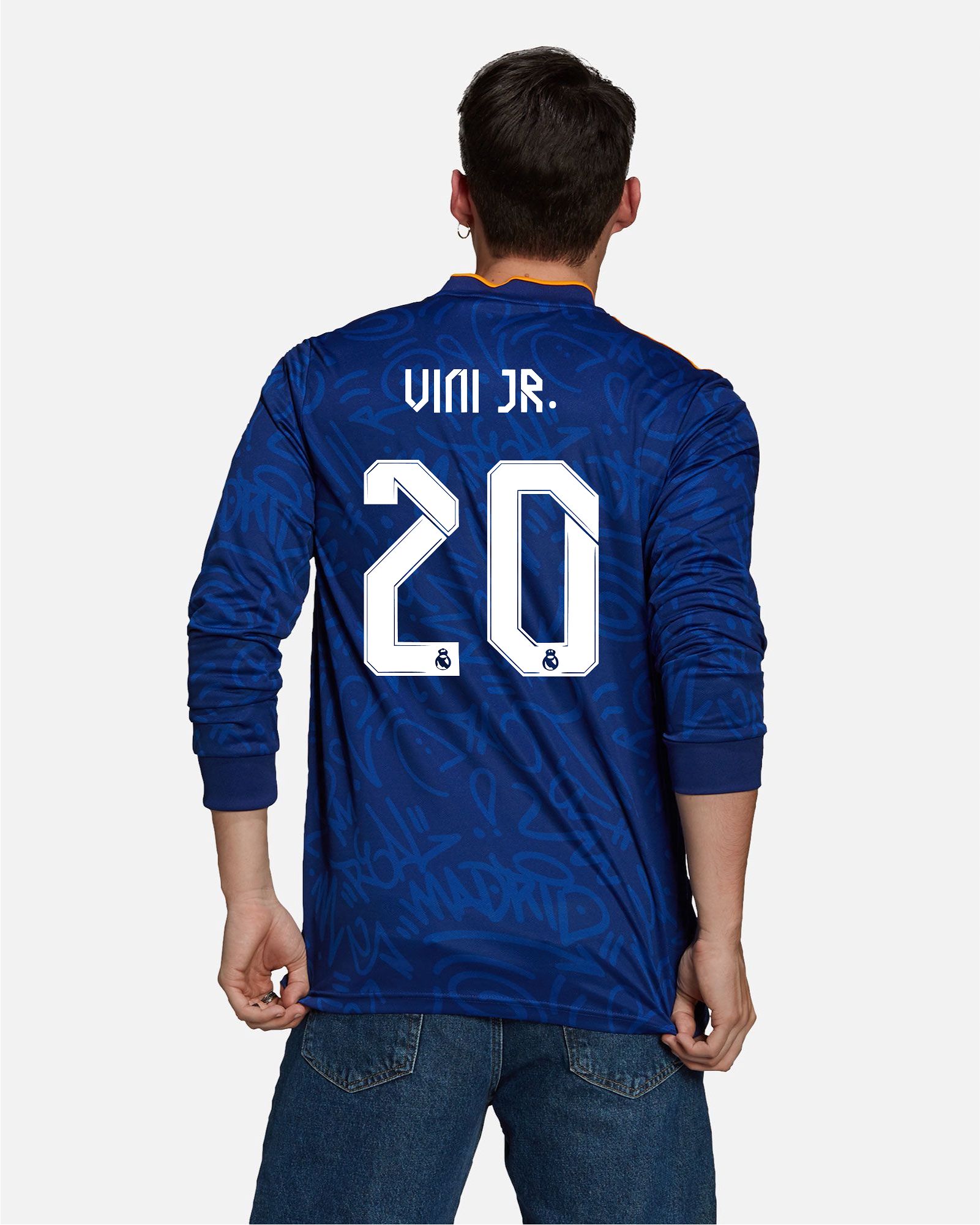 Camiseta de manga larga 2ª Real Madrid 2021/2022 Vinicius JR - Fútbol Factory