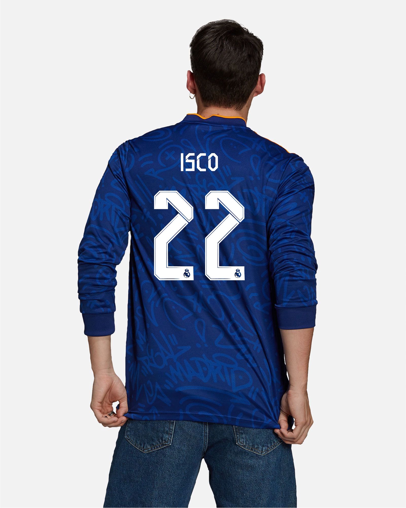 Camiseta de manga larga 2ª Real Madrid 2021/2022 Isco - Fútbol Factory