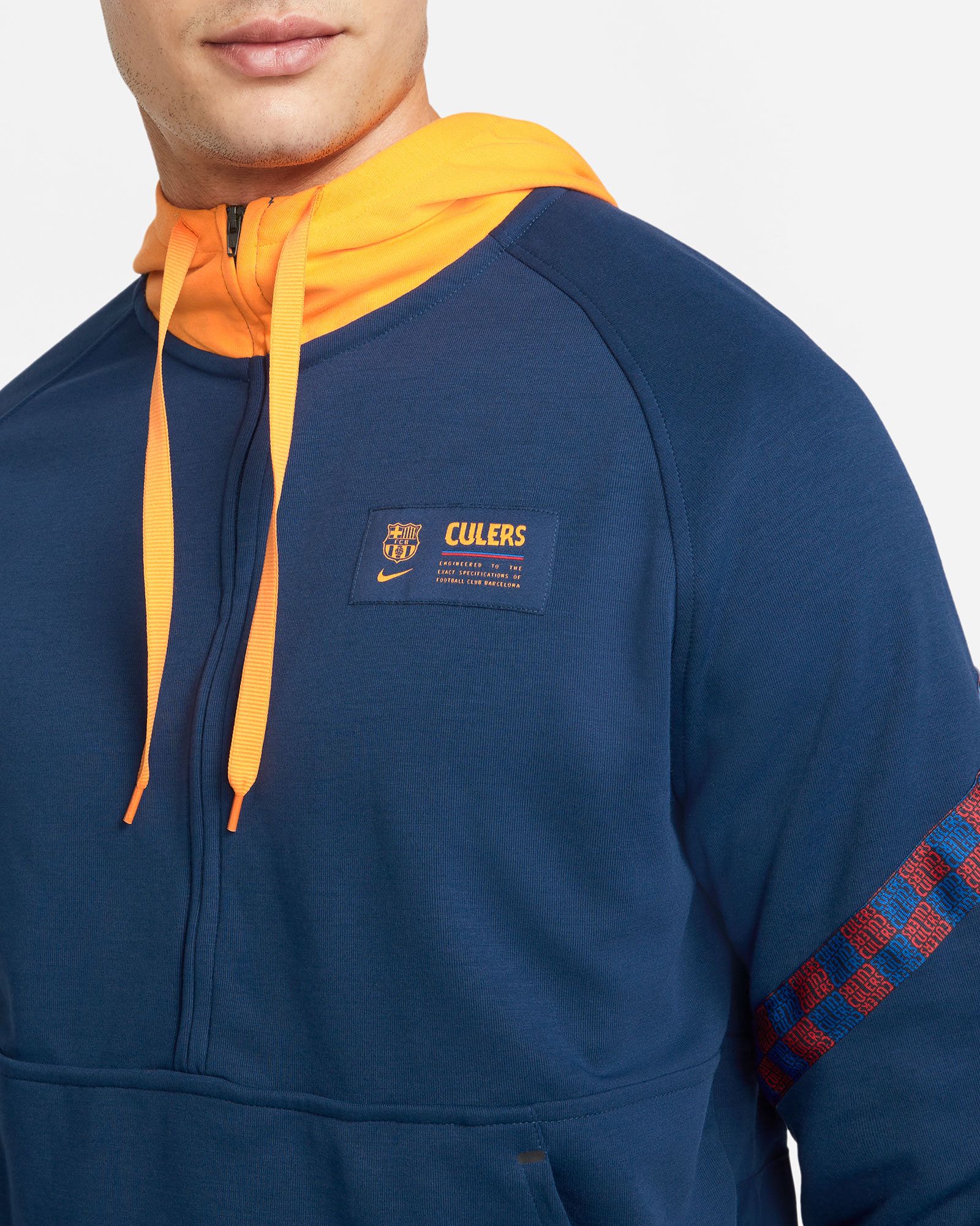 Sudadera FC Barcelona 2021/2022 HD Travel - Fútbol Factory