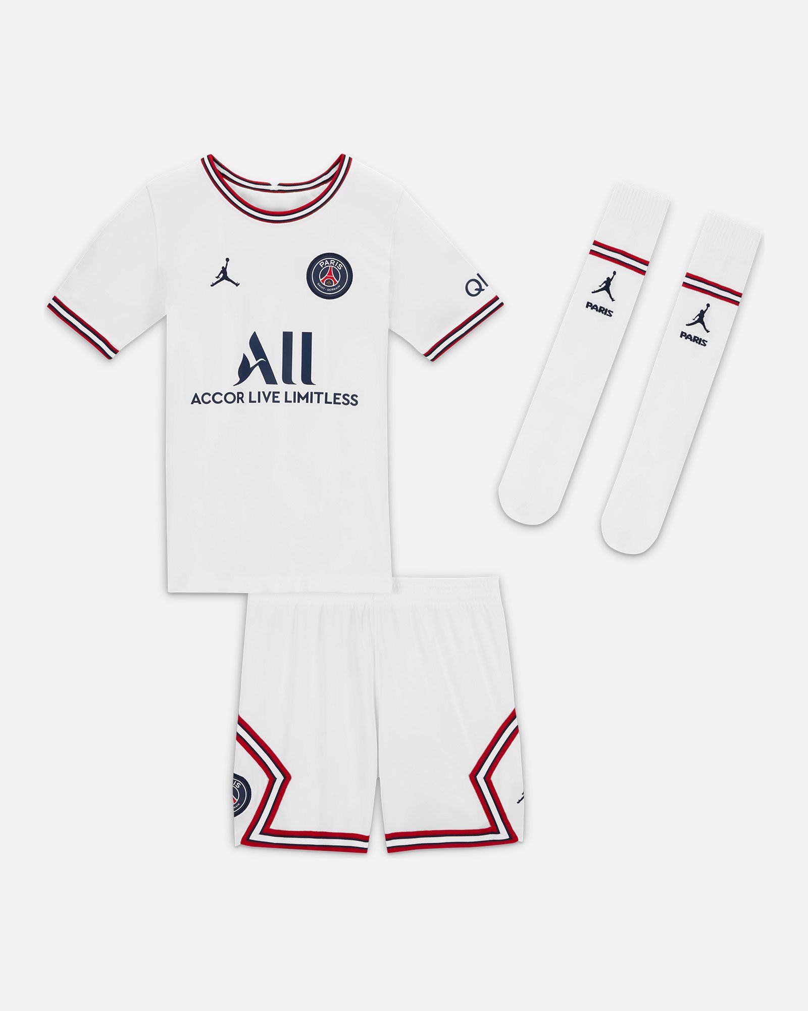 Conjunto 4ª PSG 2021/2022 Jordan - Fútbol Factory