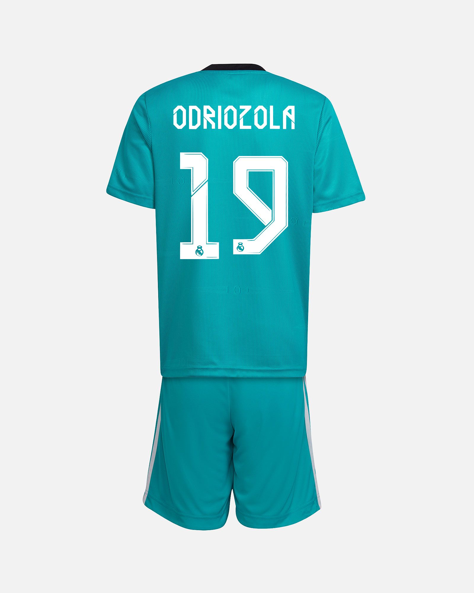 Conjunto 3ª Real Madrid 2021/2022 Odriozola - Fútbol Factory