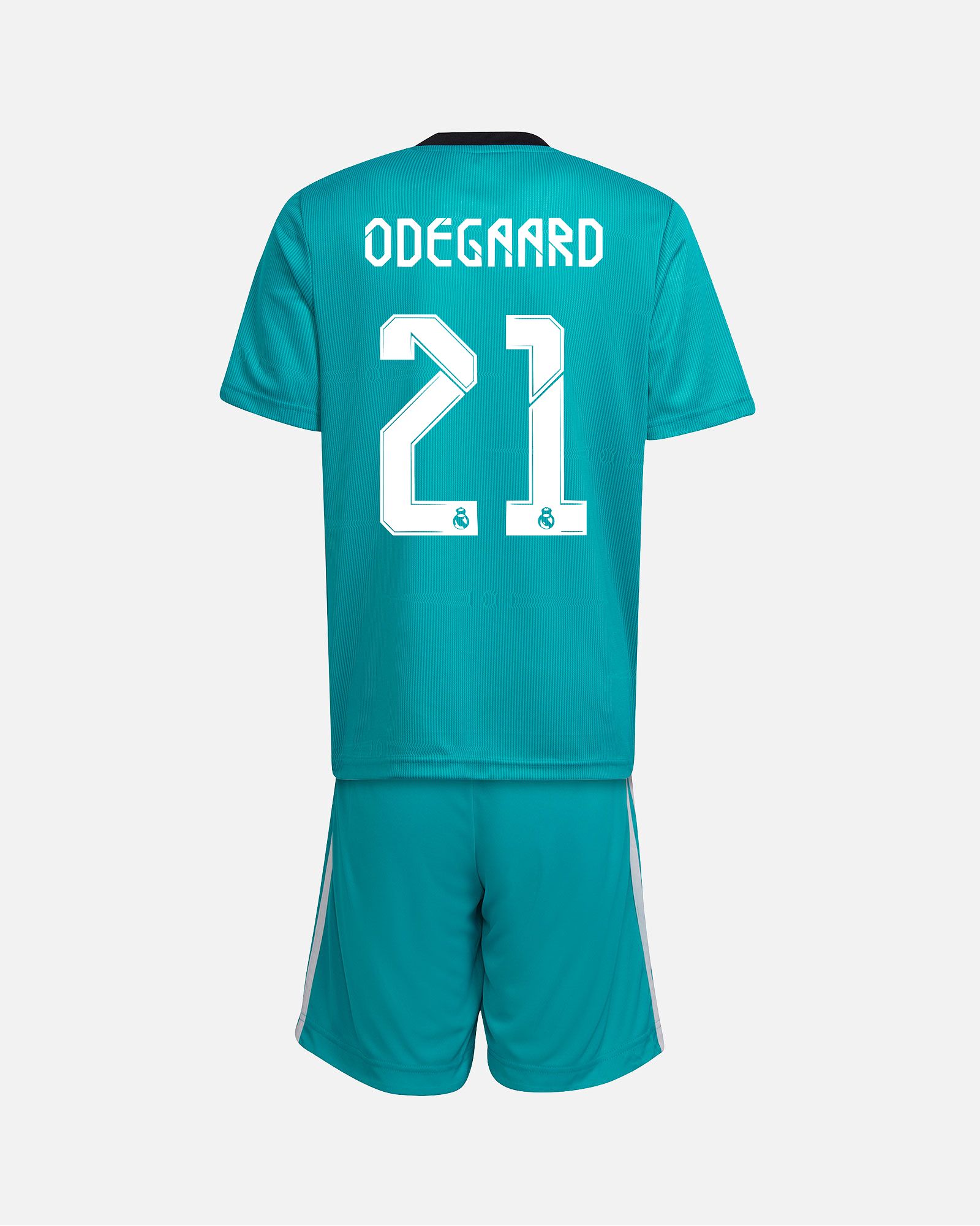 Conjunto 3ª Real Madrid 2021/2022 Odegaard - Fútbol Factory
