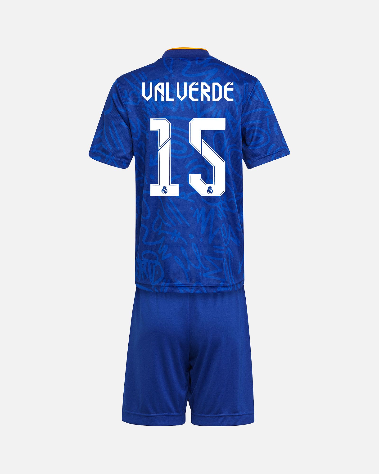 Conjunto 2ª Real Madrid 2021/2022 Valverde - Fútbol Factory