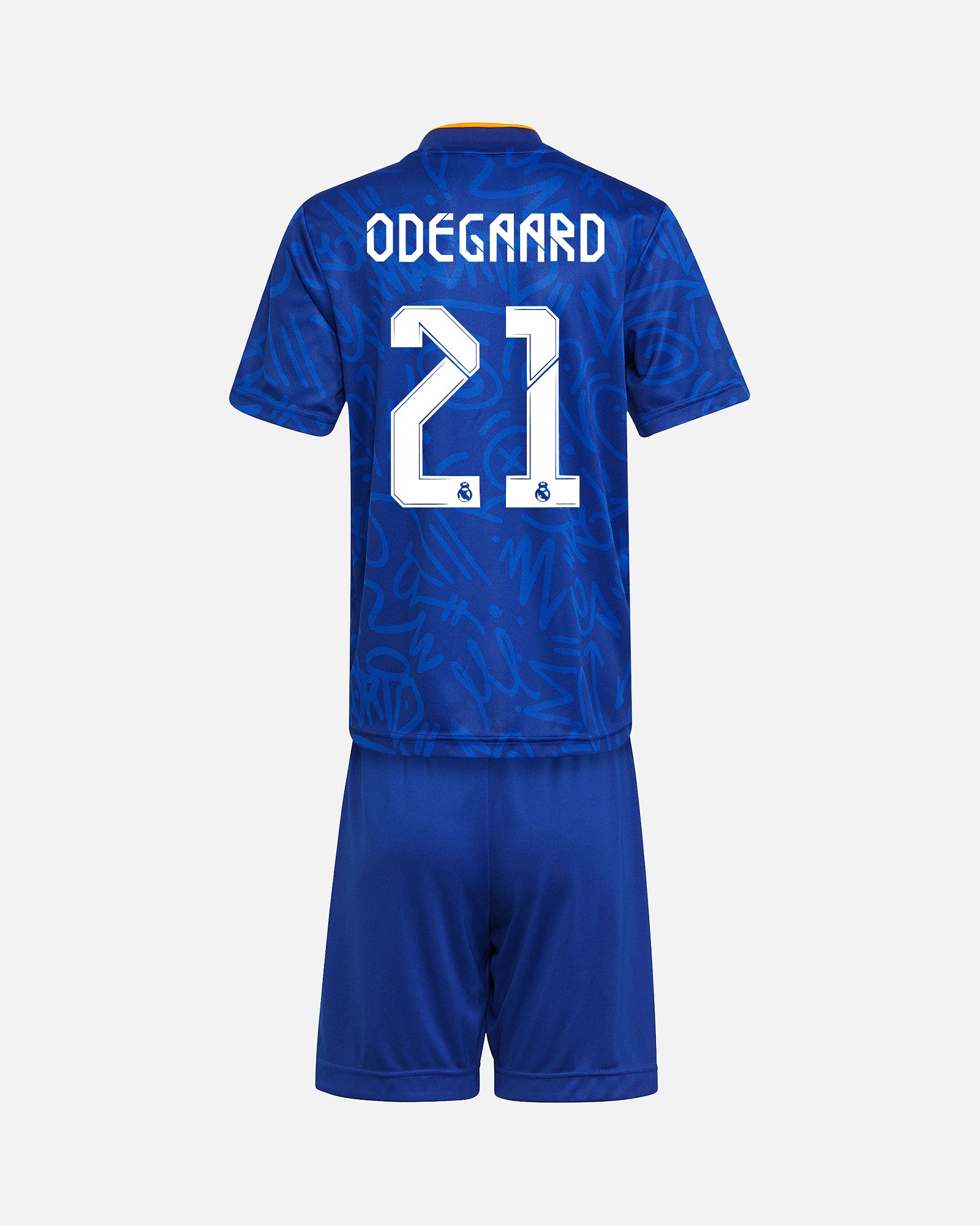 Conjunto 2ª Real Madrid 2021/2022 Odegaard - Fútbol Factory