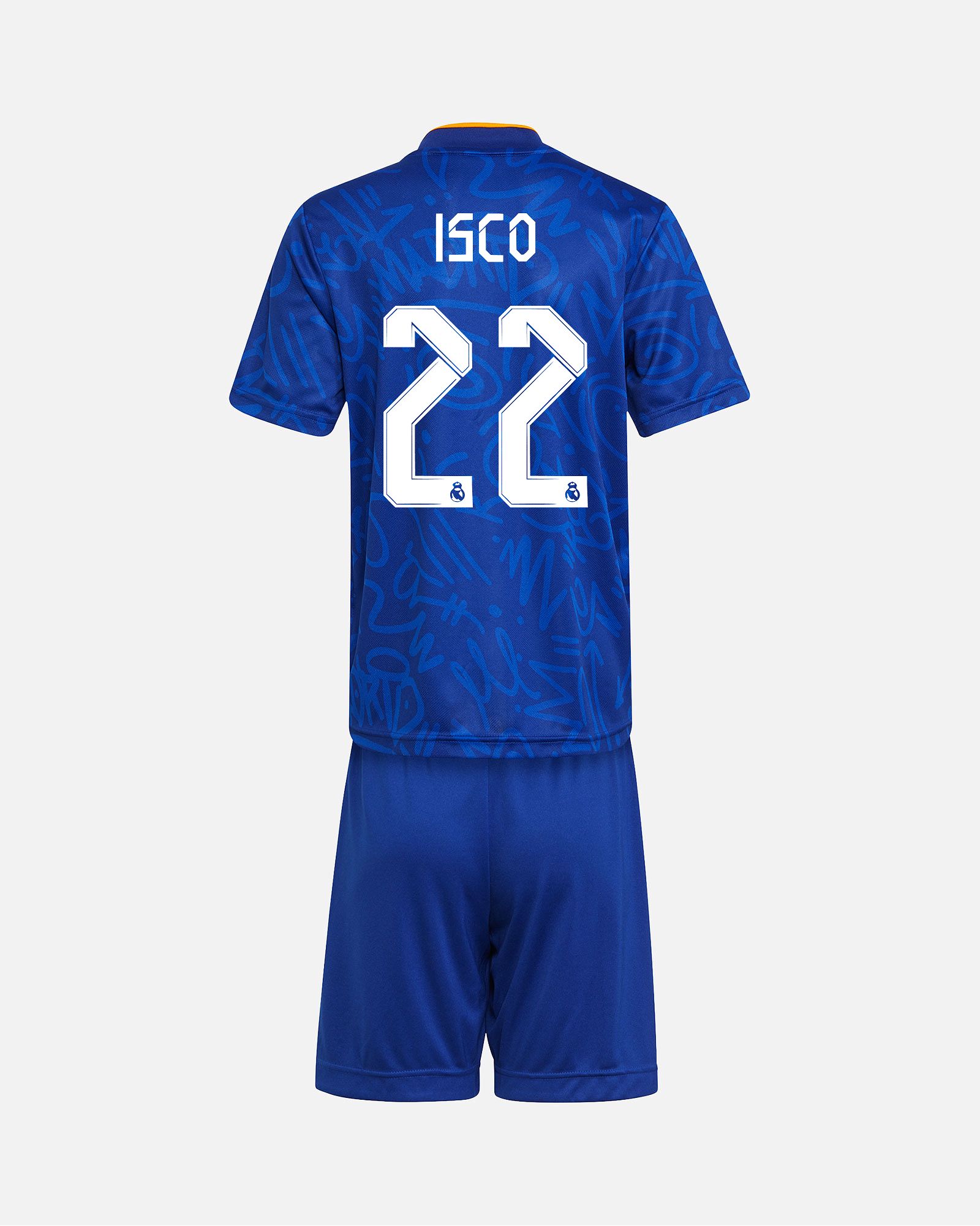 Conjunto 2ª Real Madrid 2021/2022 Isco - Fútbol Factory