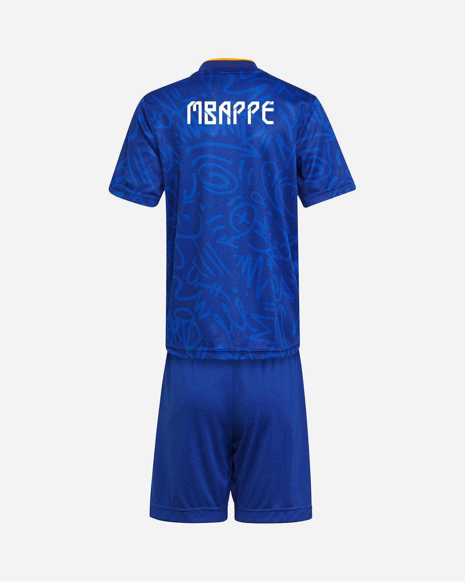 Conjunto 2ª Real Madrid 2021/2022 Mbappé - Fútbol Factory
