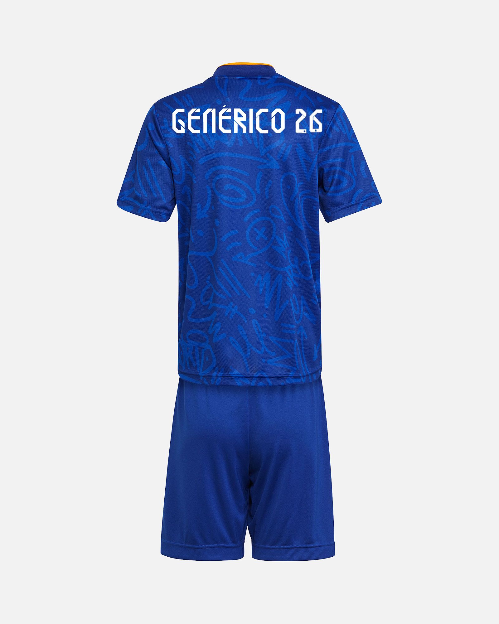 Conjunto 2ª Real Madrid 2021/2022 Genérico 26 - Fútbol Factory