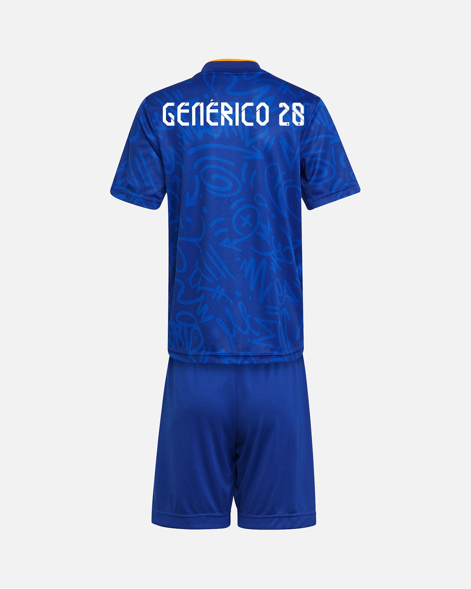 Conjunto 2ª Real Madrid 2021/2022 Genérico 28 - Fútbol Factory