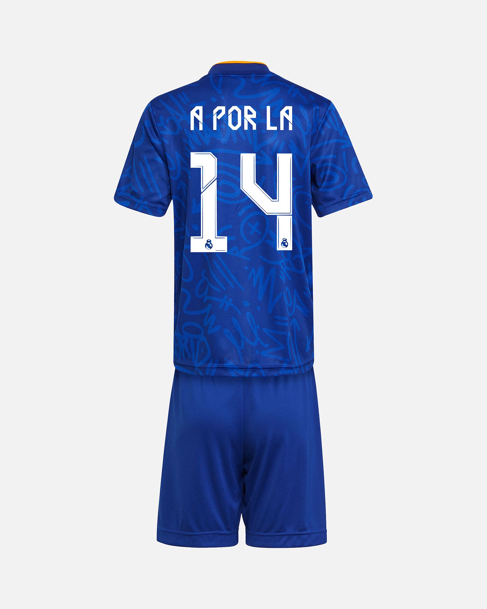 Conjunto 2ª Real Madrid 2021/2022 A POR LA 14 - Fútbol Factory