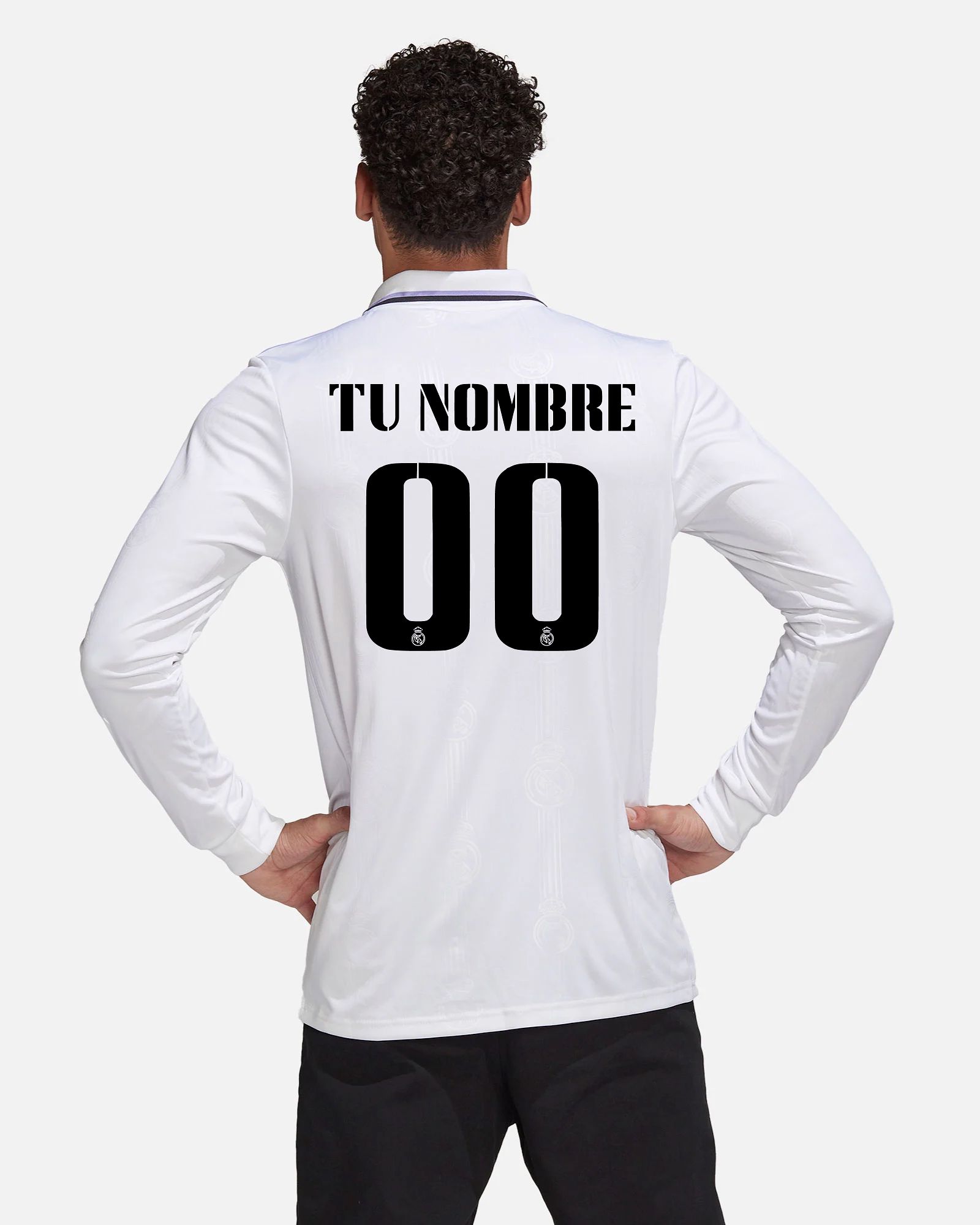 Camiseta 1ª Real Madrid 2022/2023 LS Personalizado - Fútbol Factory