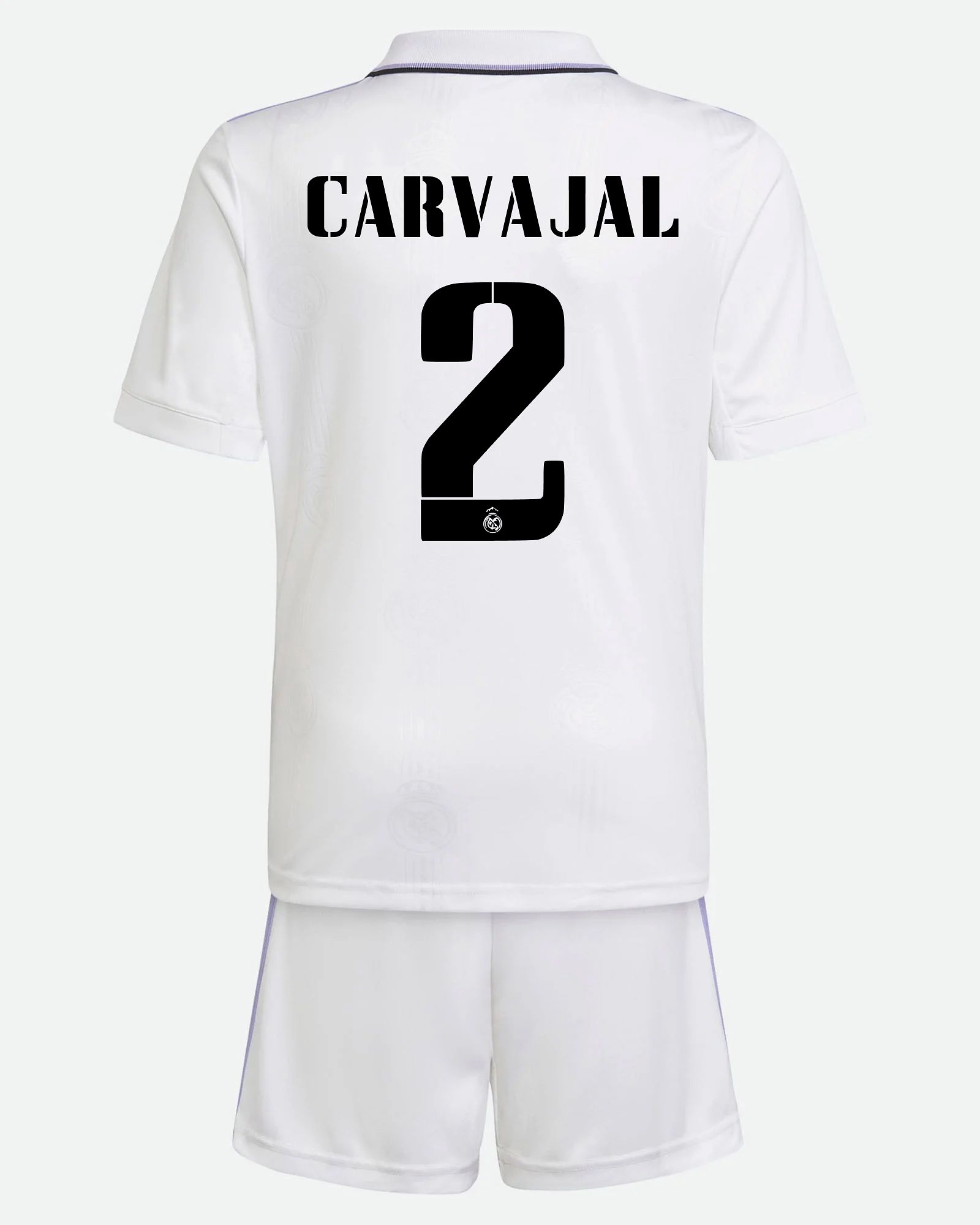 Conjunto 1ª Real Madrid 2022/2023 Carvajal - Fútbol Factory