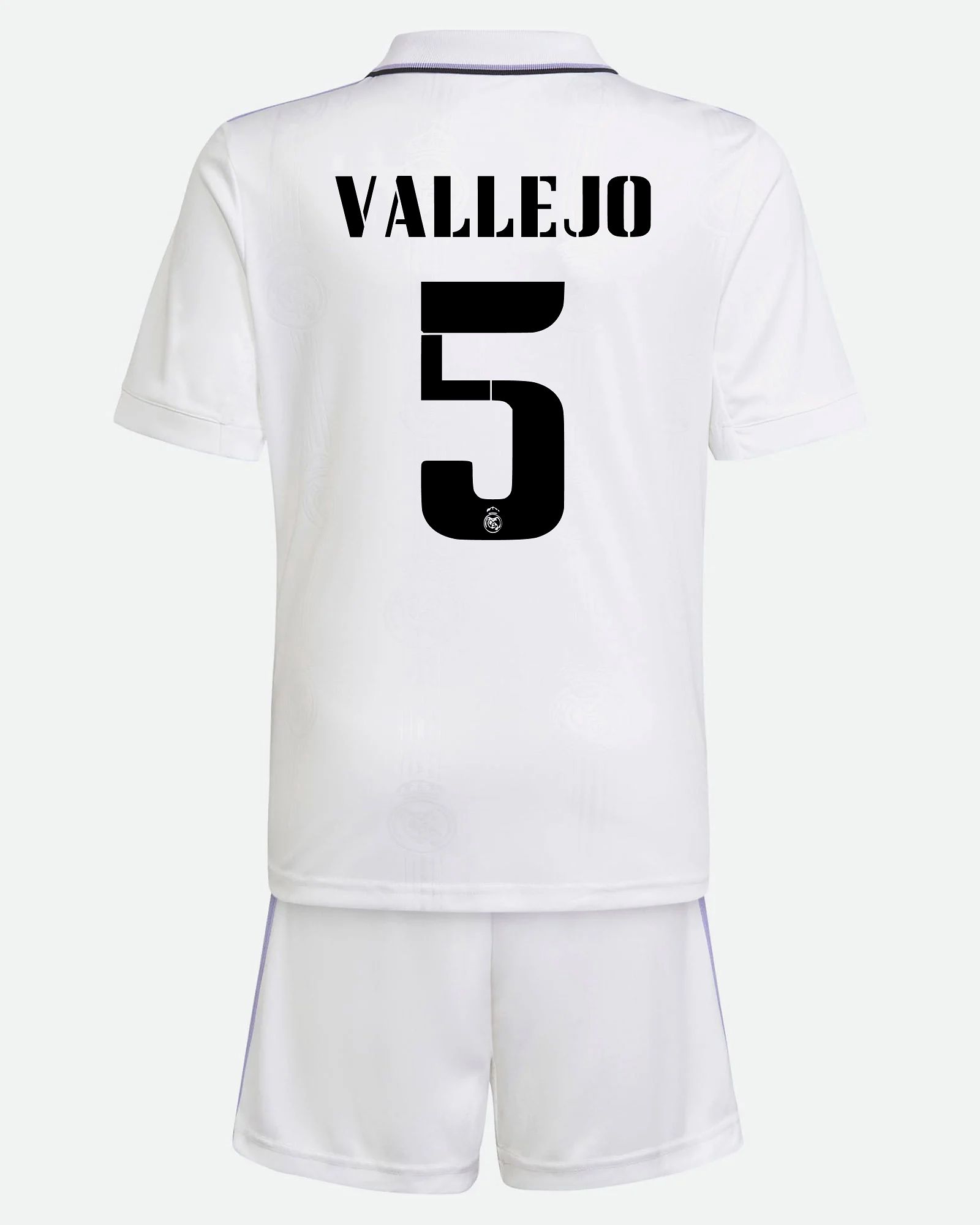 Conjunto 1ª Real Madrid 2022/2023 Vallejo - Fútbol Factory