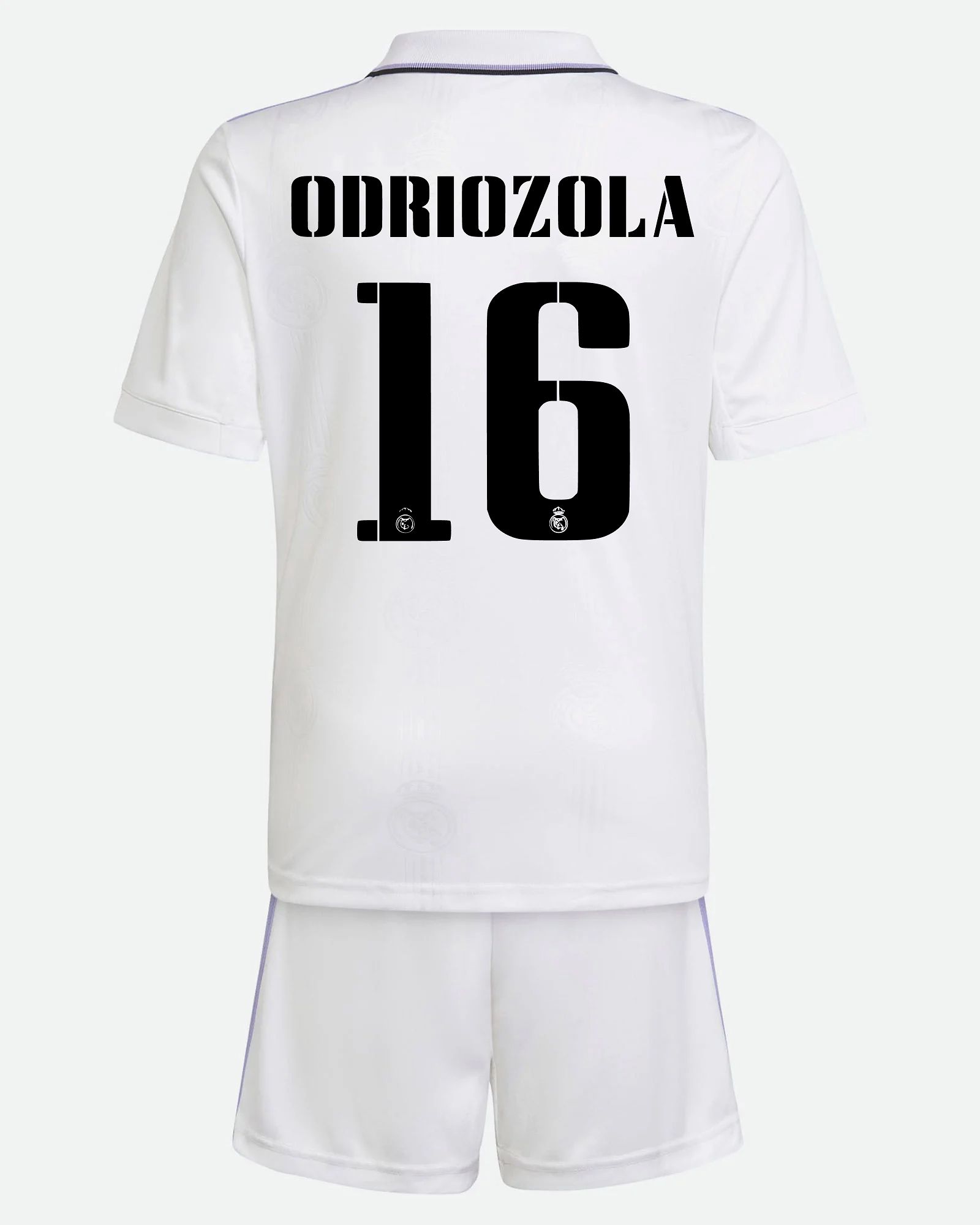 Conjunto 1ª Real Madrid 2022/2023 Odriozola - Fútbol Factory