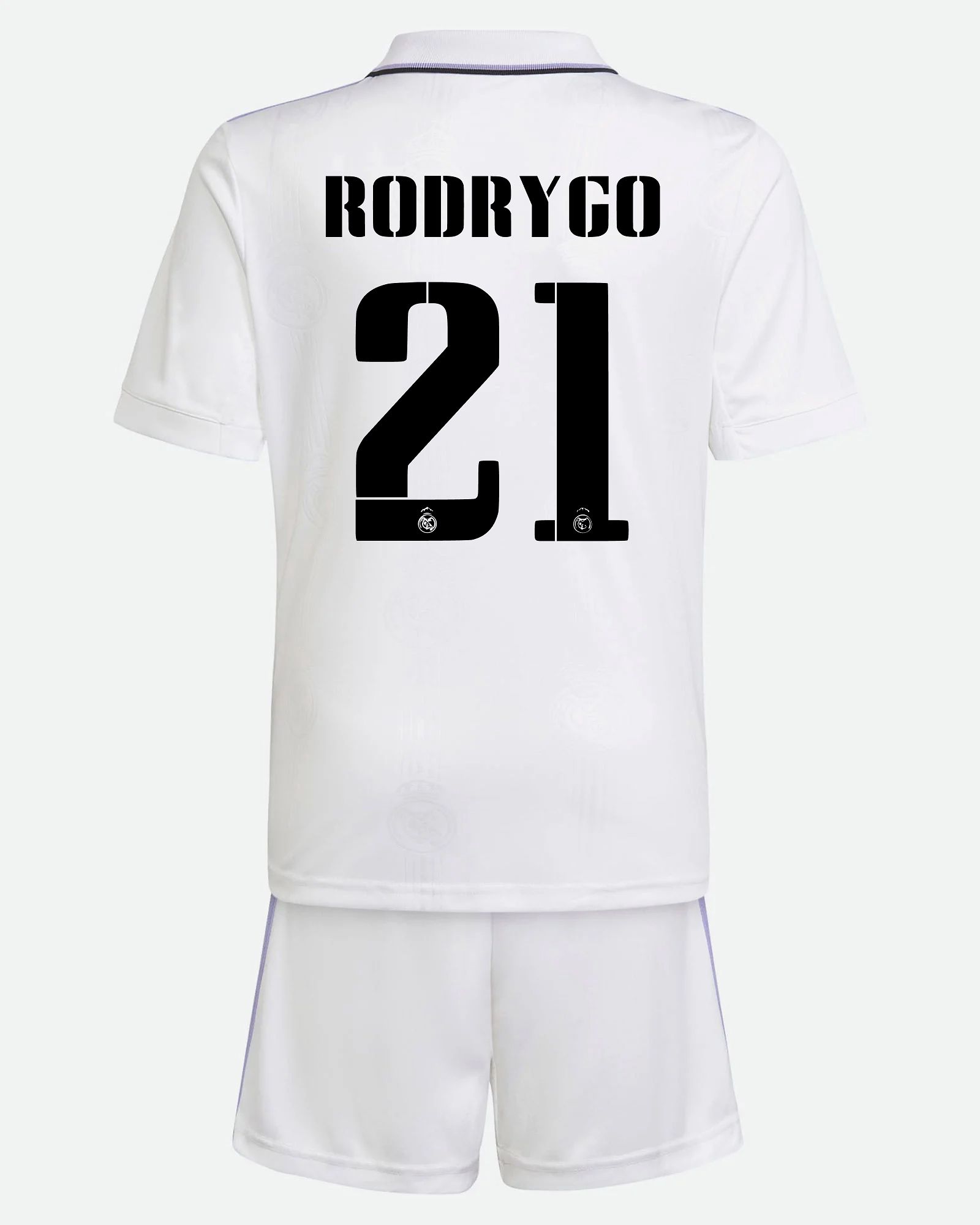 Conjunto 1ª Real Madrid 2022/2023 Rodrygo - Fútbol Factory