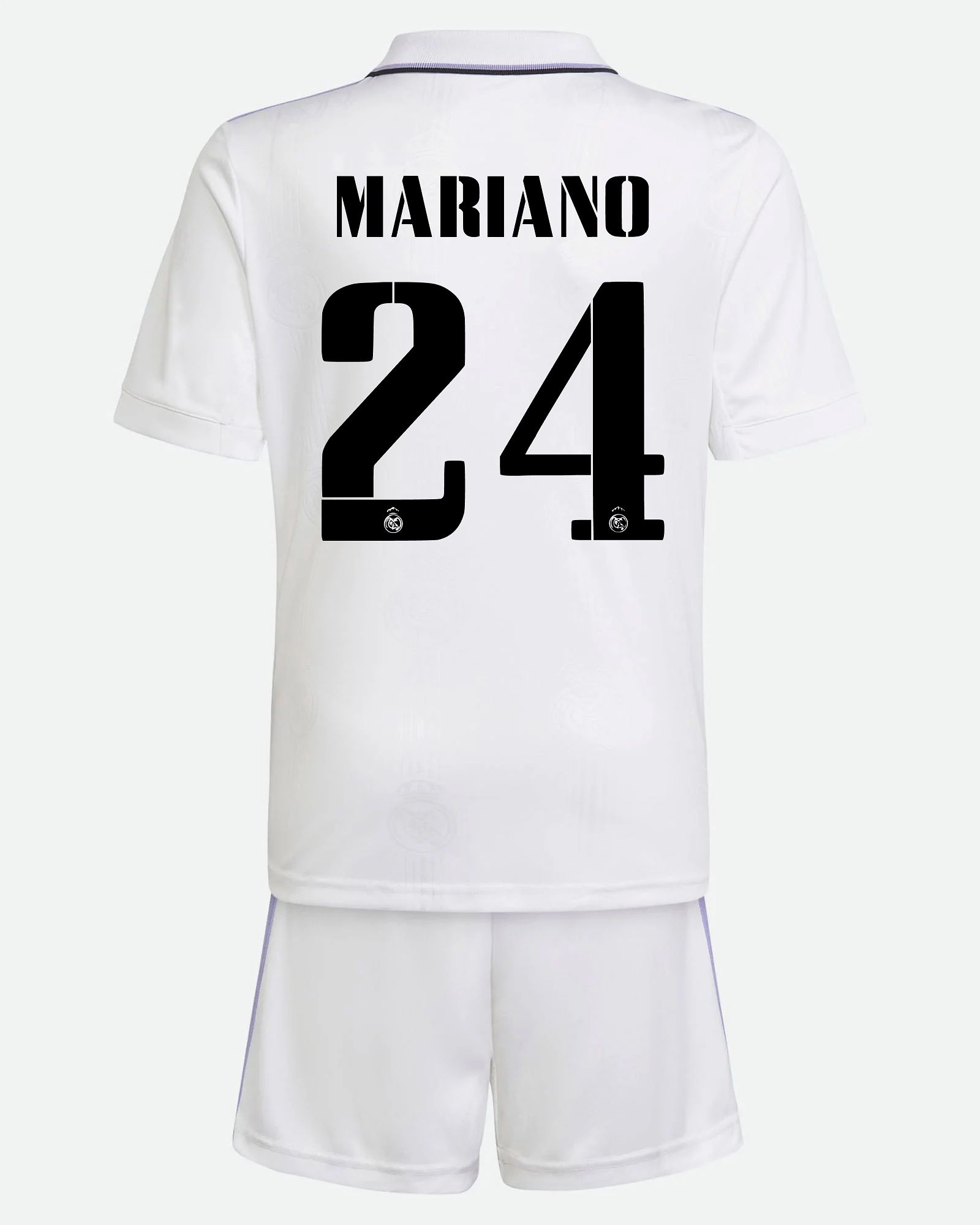 Conjunto 1ª Real Madrid 2022/2023 Mariano - Fútbol Factory