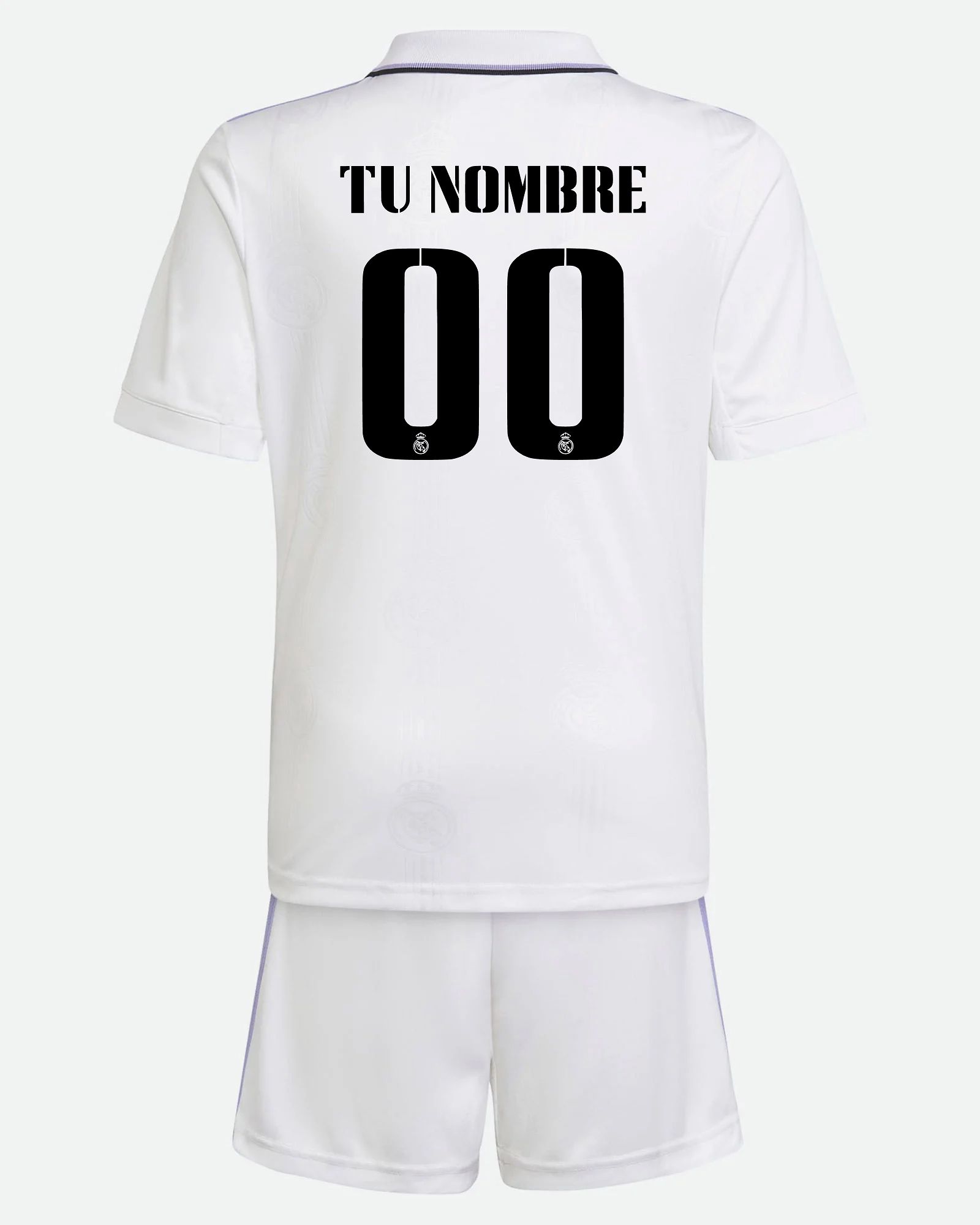 Miniconjunto 1ª Real Madrid 2022/2023 Personalizado - Fútbol Factory