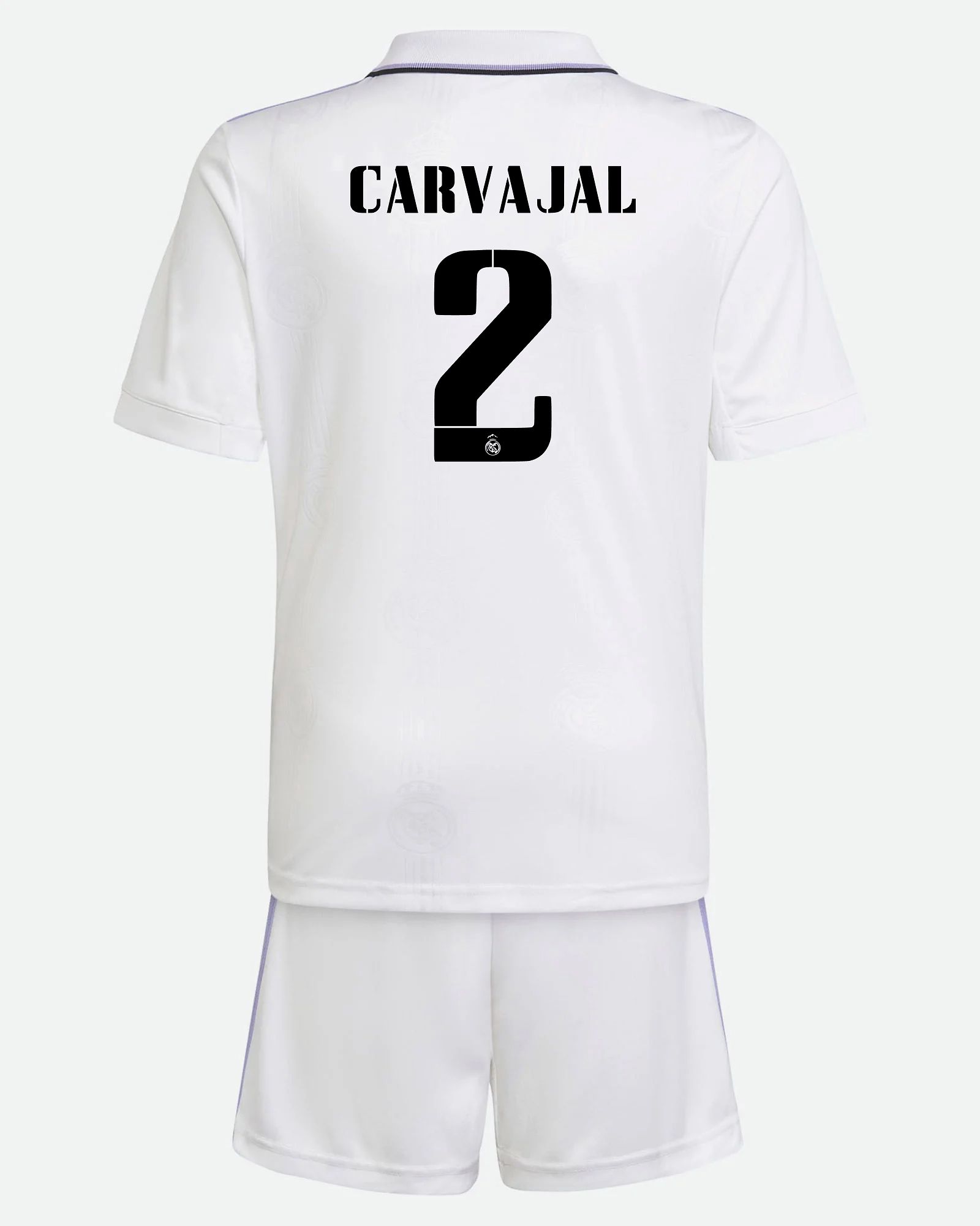 Miniconjunto 1ª Real Madrid 2022/2023 Carvajal - Fútbol Factory