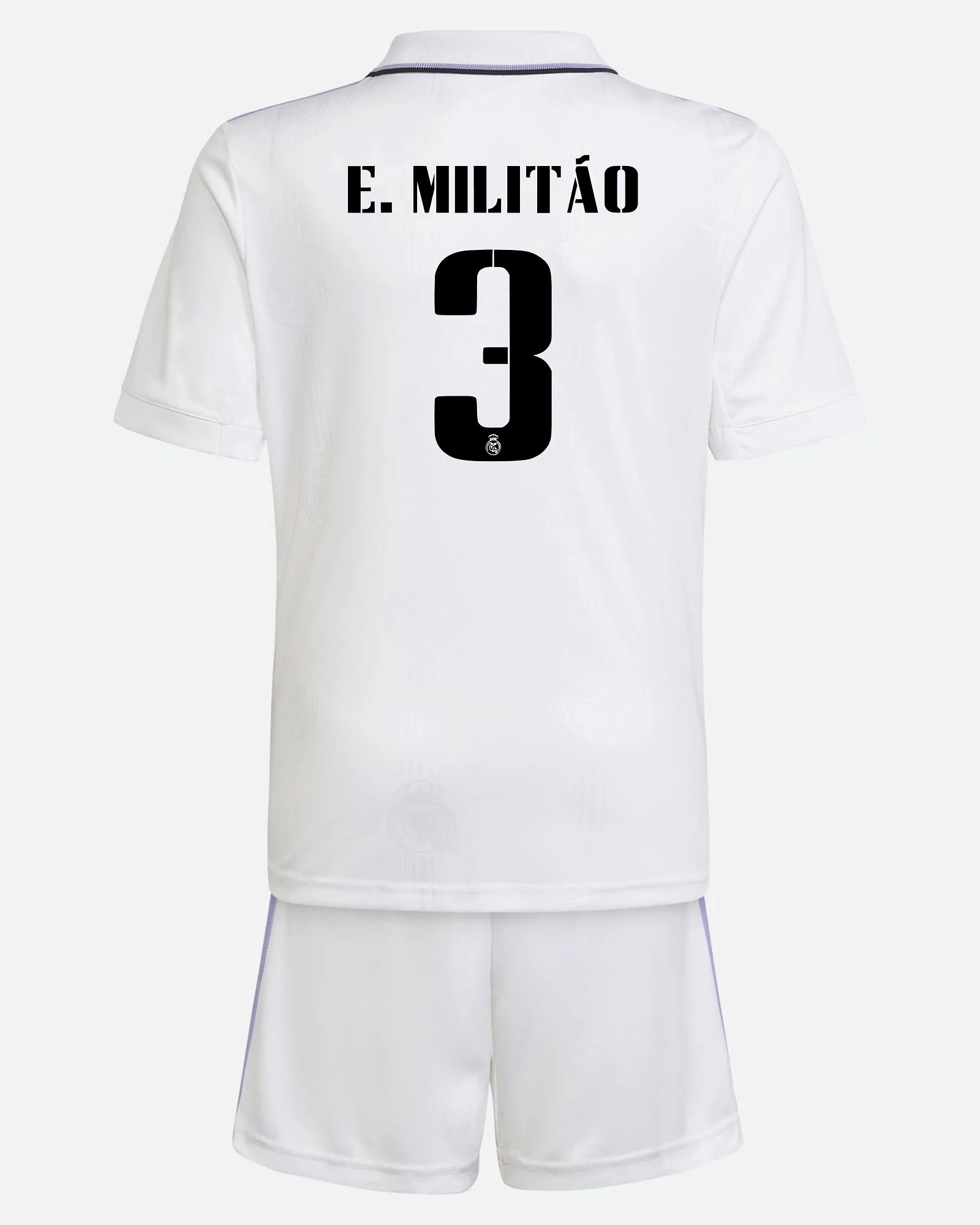 Miniconjunto 1ª Real Madrid 2022/2023 E. Militão - Fútbol Factory