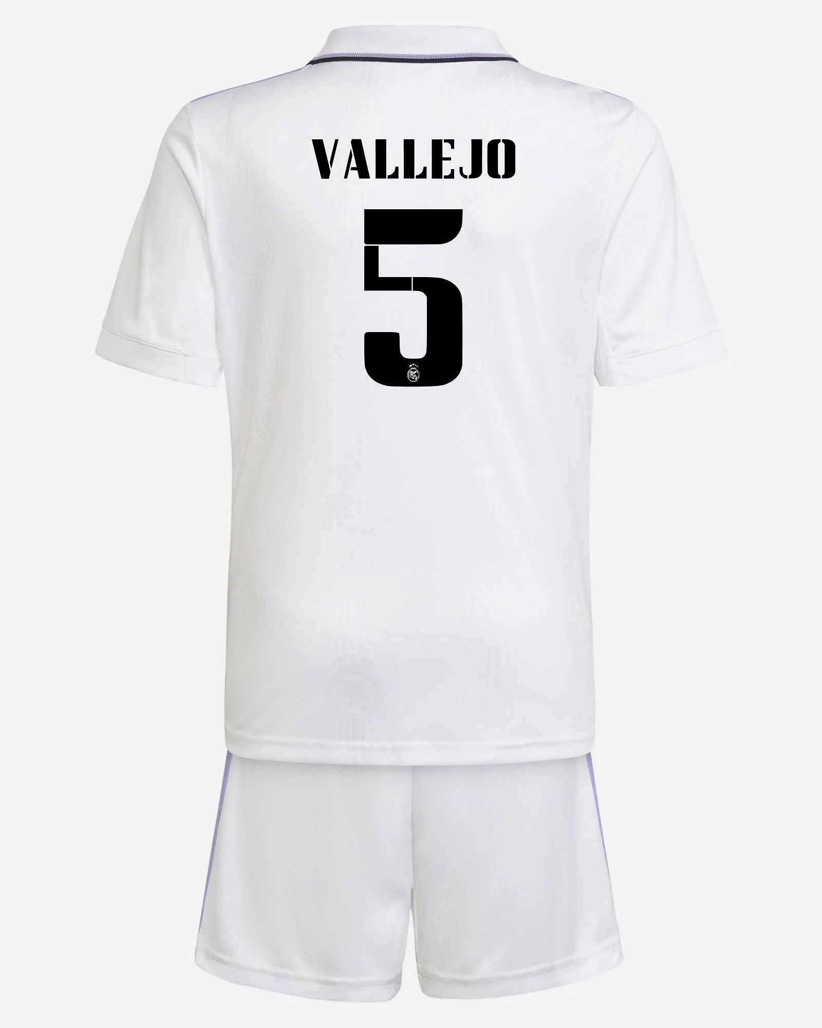 Miniconjunto 1ª Real Madrid 2022/2023 Vallejo - Fútbol Factory