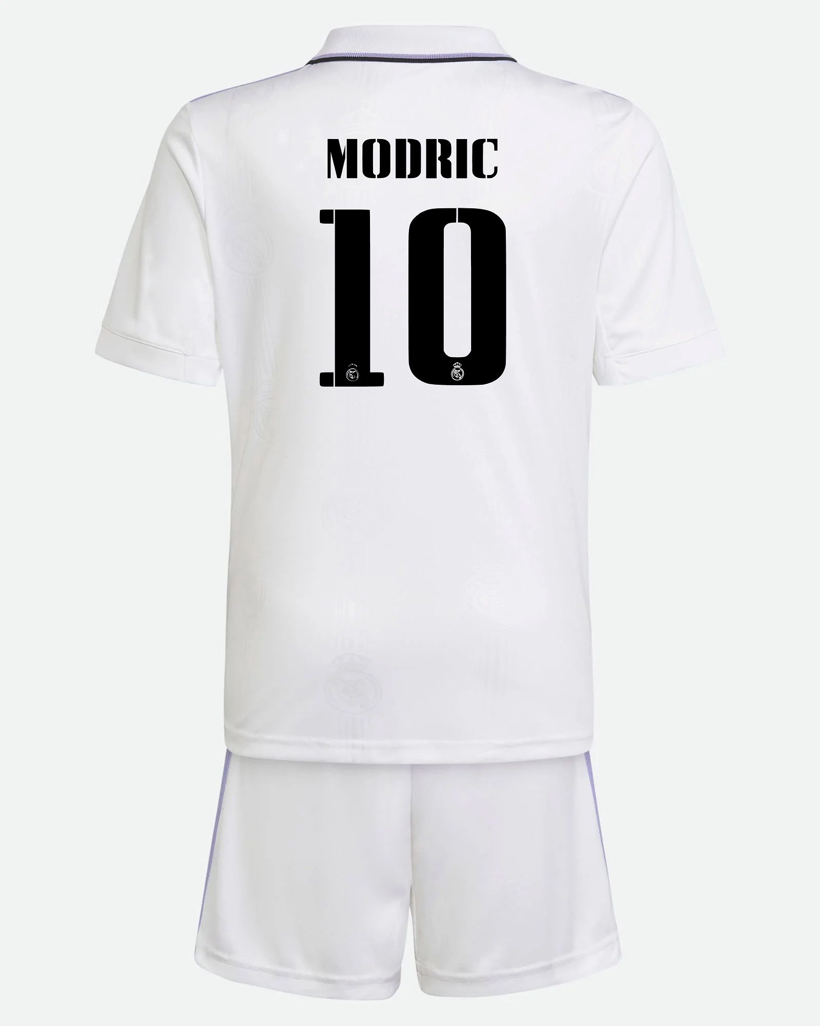 Miniconjunto 1ª Real Madrid 2022/2023 Modric - Fútbol Factory