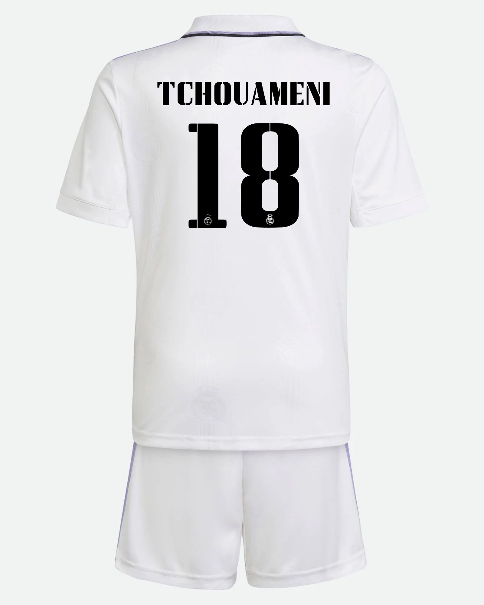 Miniconjunto 1ª Real Madrid 2022/2023 Tchouameni - Fútbol Factory