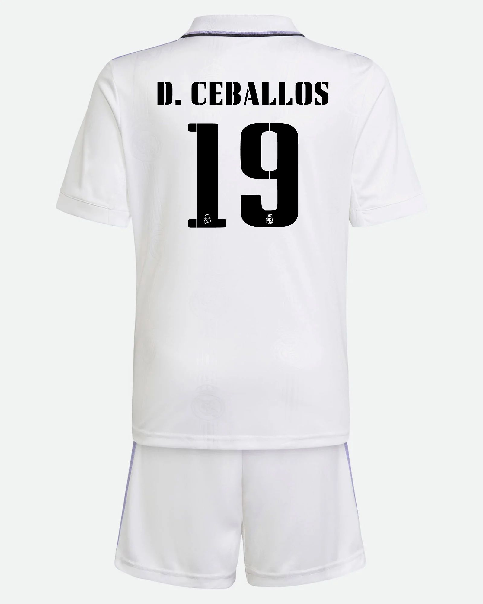 Miniconjunto 1ª Real Madrid 2022/2023 D. Ceballos - Fútbol Factory