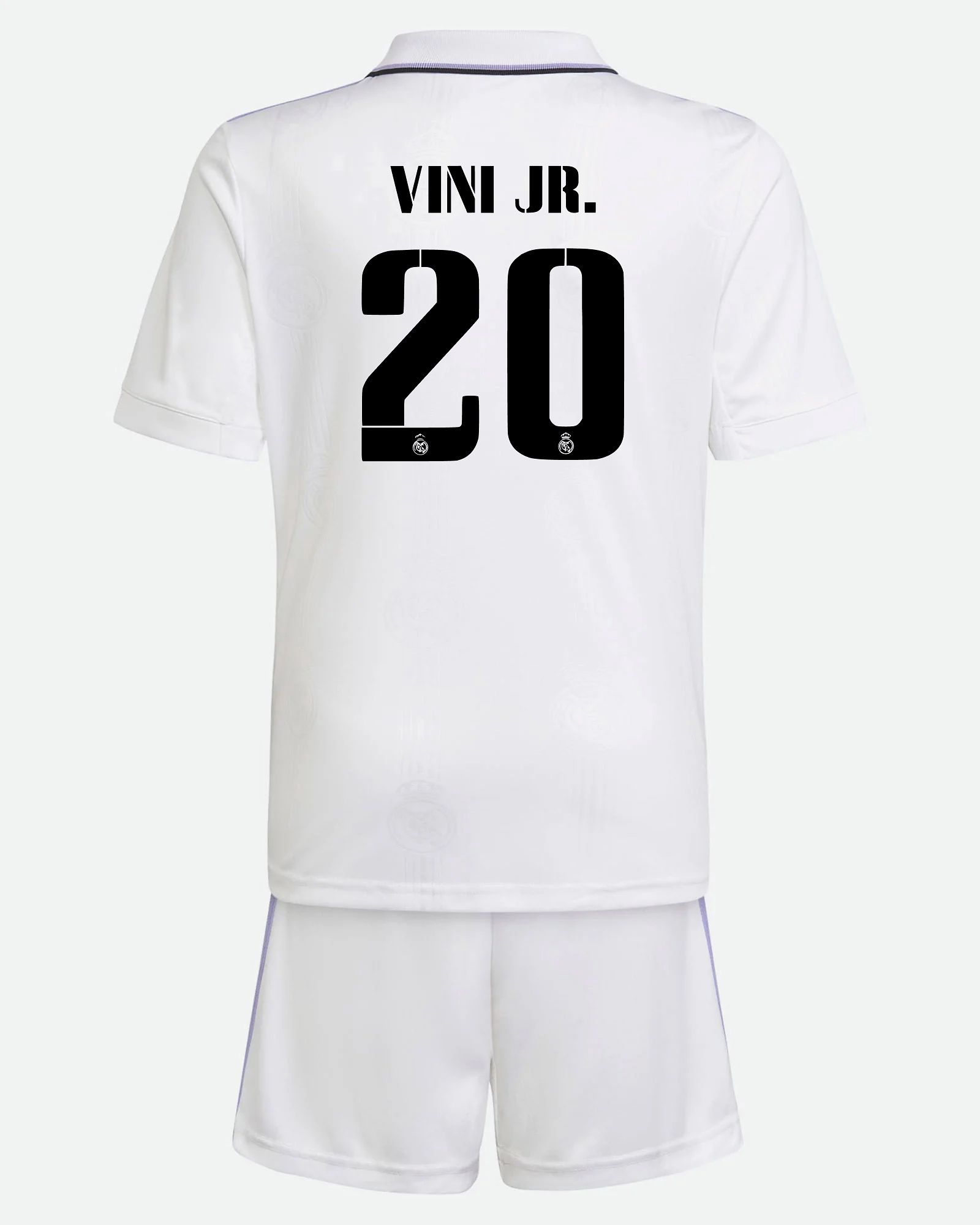 Miniconjunto 1ª Real Madrid 2022/2023 Vini JR. - Fútbol Factory