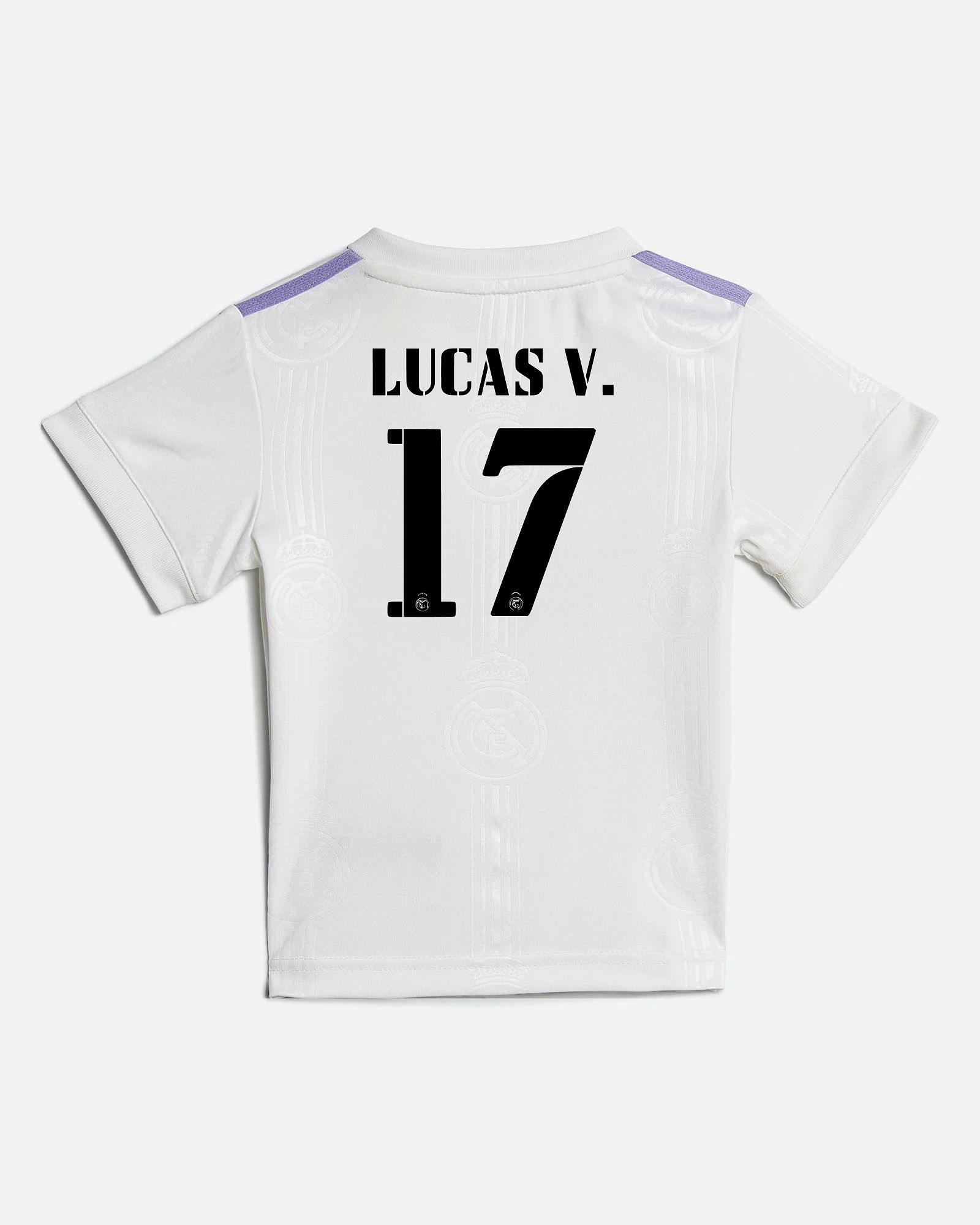 Miniconjunto 1ª Real Madrid 2022/2023 Lucas V. - Fútbol Factory