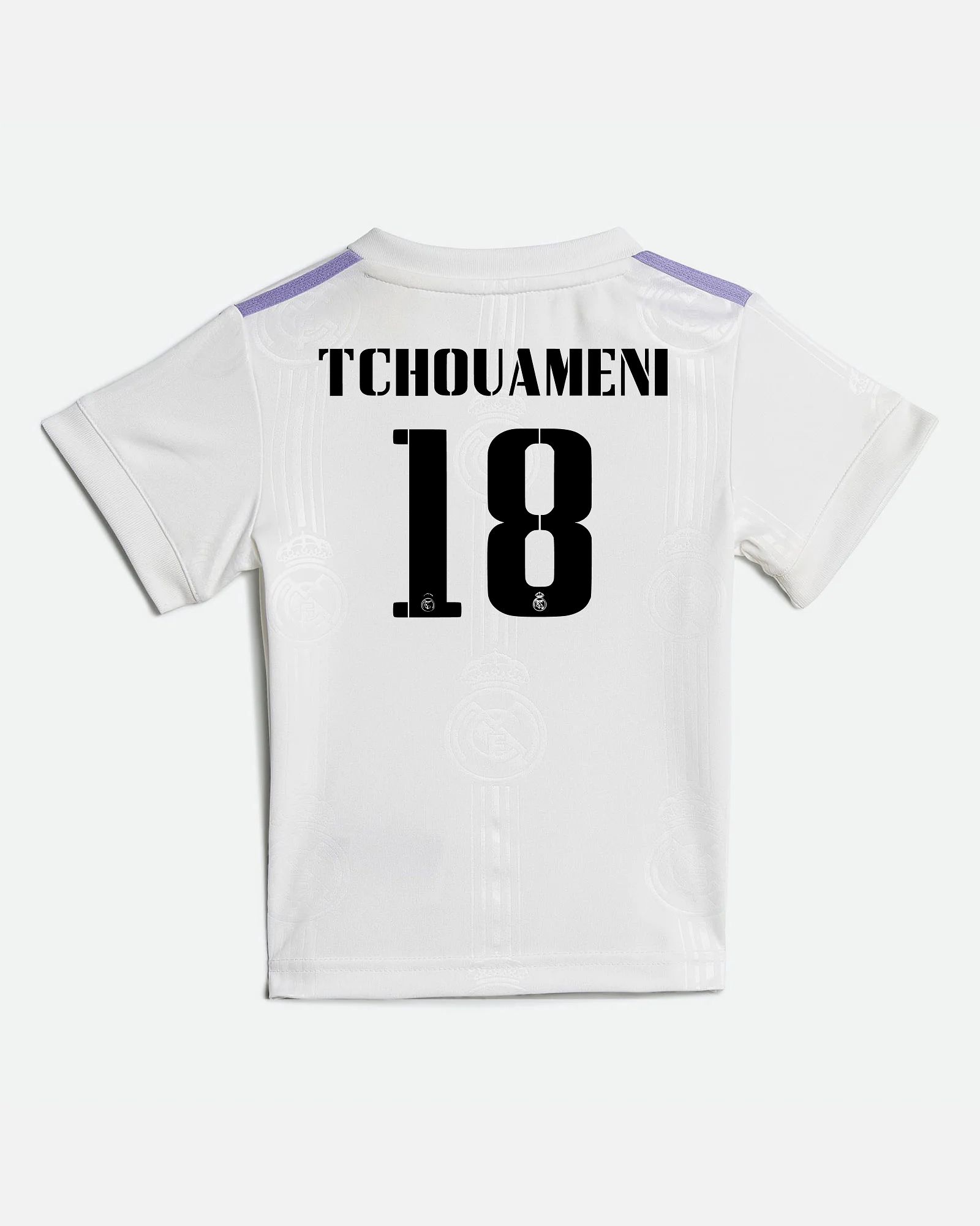 Miniconjunto 1ª Real Madrid 2022/2023 Tchouameni - Fútbol Factory