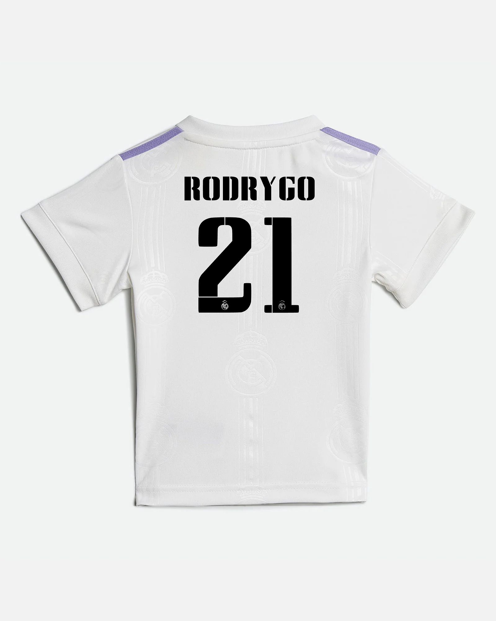 Miniconjunto 1ª Real Madrid 2022/2023 Rodrygo - Fútbol Factory